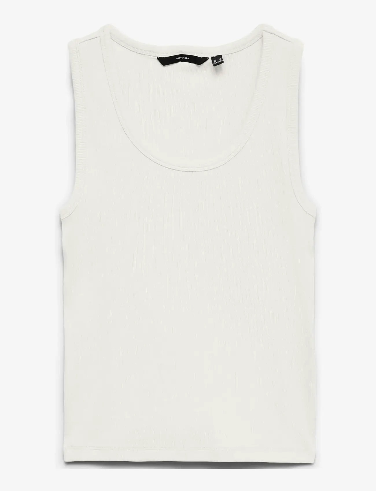 Vero Moda - VMCHLOE SL SHORT TANK TOP NOOS - crop tops - snow white - 1
