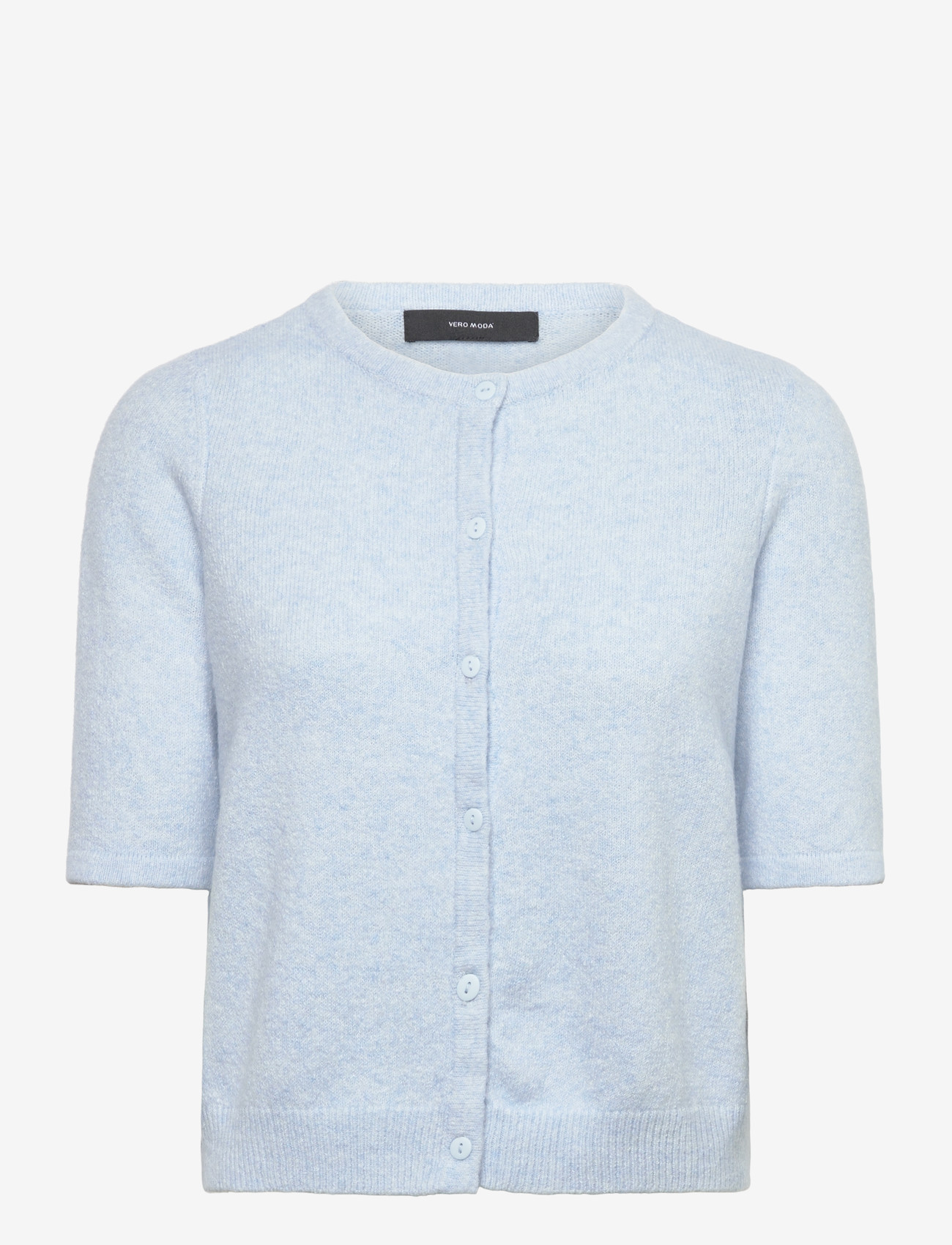 Vero Moda - VMDOFFY 2/4 O-NECK BUTTON CARDIGAN NOOS - cardigans - cashmere blue - 1
