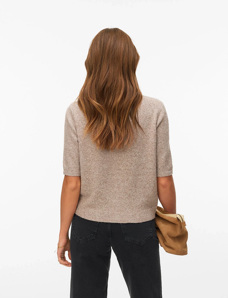 Vero Moda - VMDOFFY 2/4 O-NECK BUTTON CARDIGAN NOOS - strickjacken - moon rock - 2