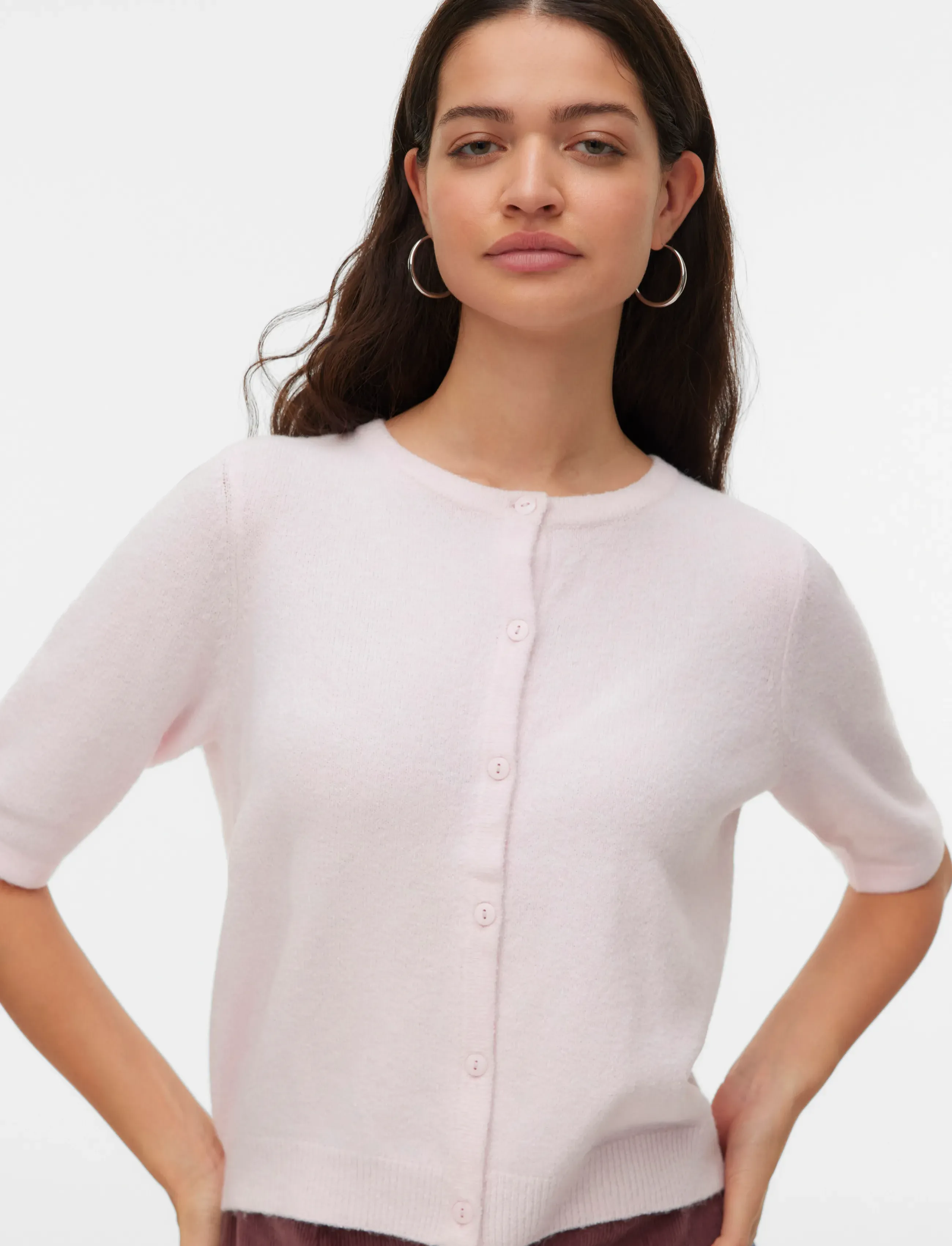 Vmdoffy 2/4 O-Neck Button Cardigan Noos 4