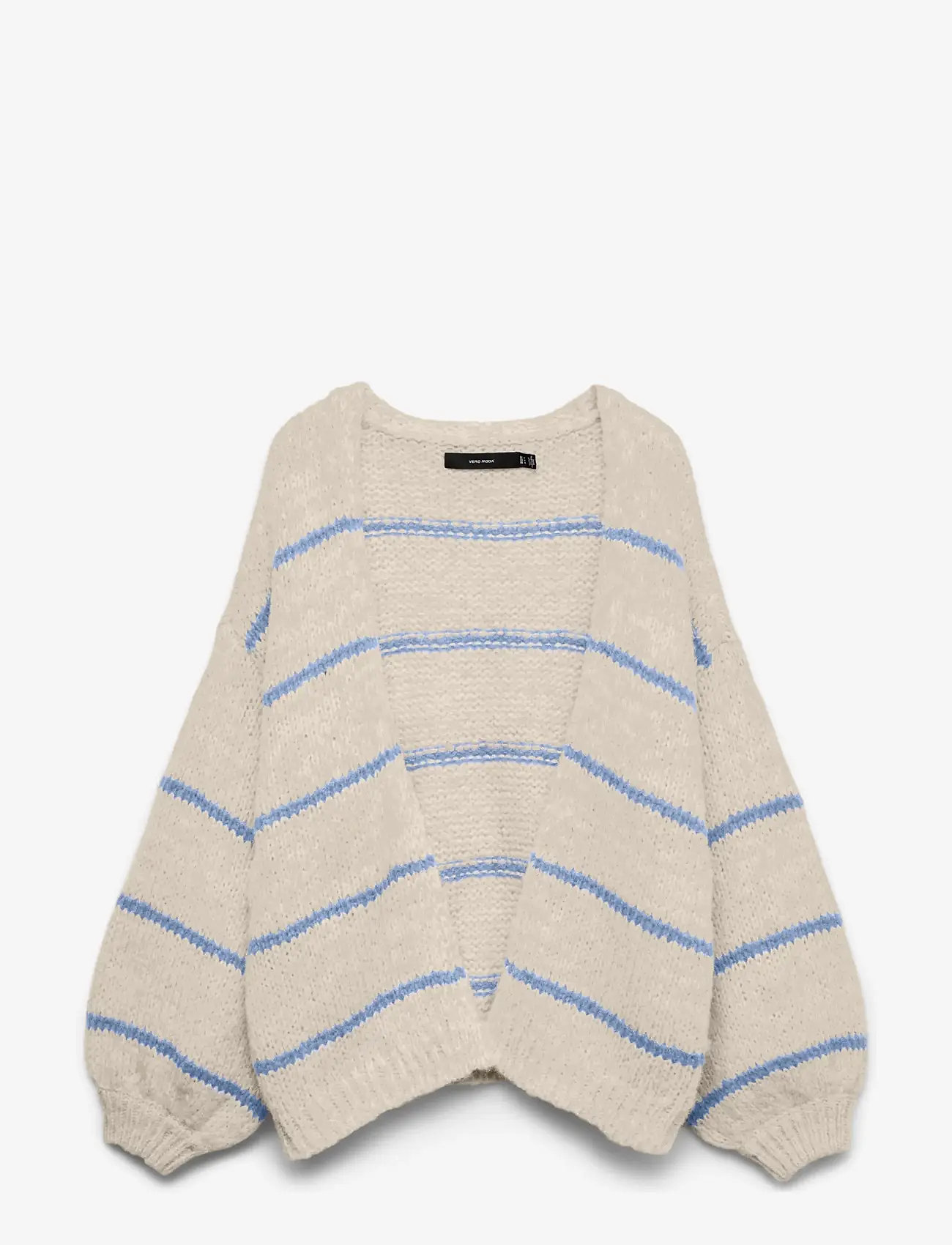 Vero Moda - VMMAYBE ART LS OPEN CARDIGAN NOOS LX - vårjackor - birch - 1