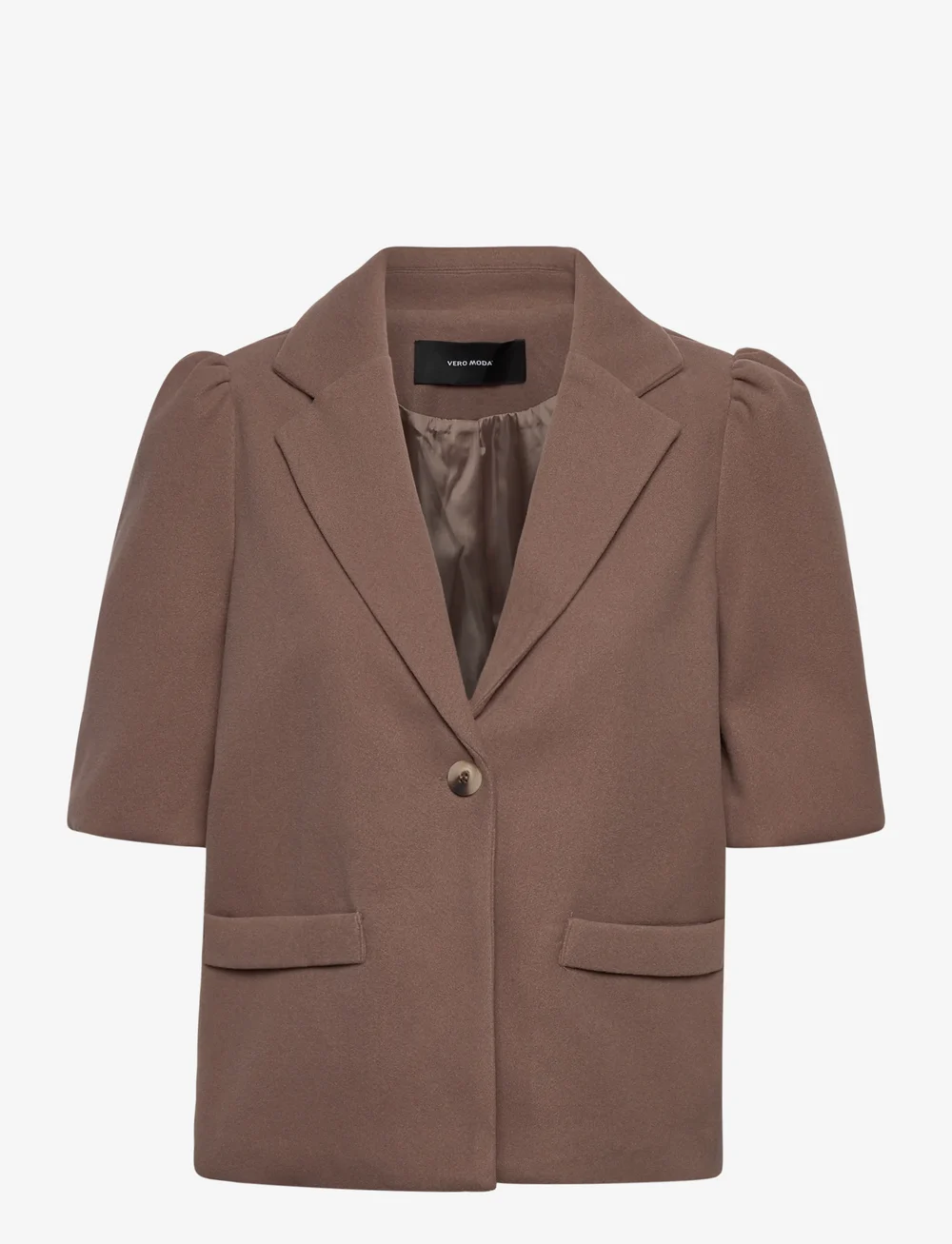 Vero Moda - VMLORIS 2/4 SHORT JACKET WVN EXP - korte blazere - fossil - 0