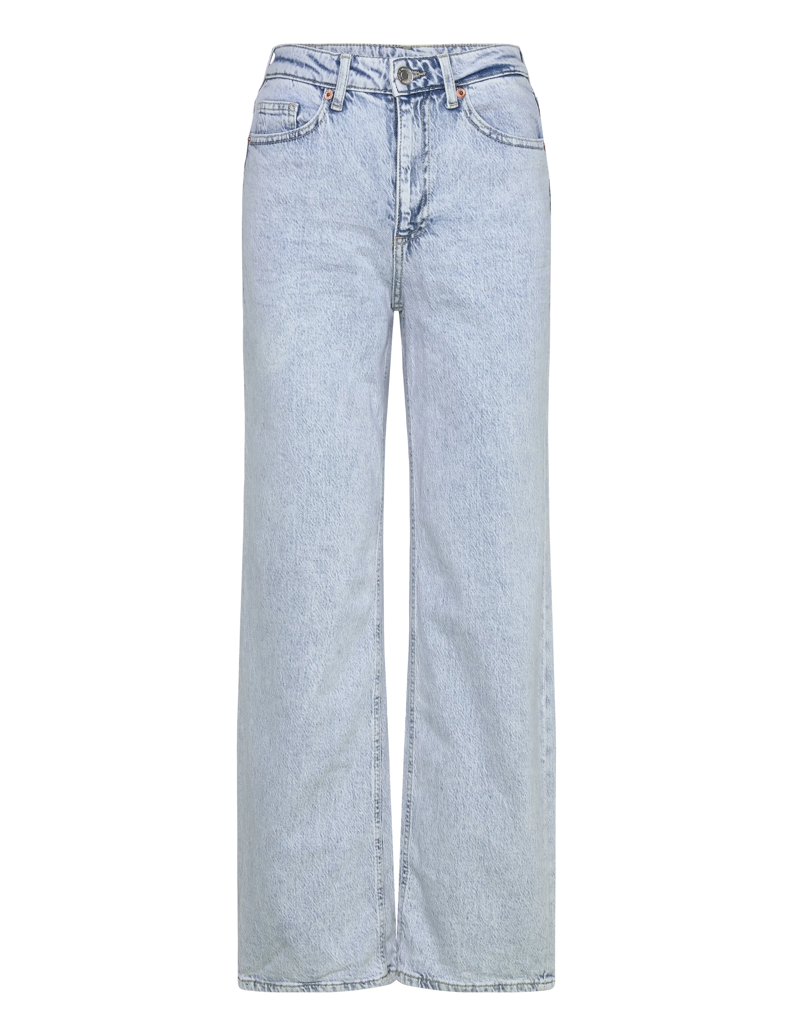 Vero Moda VMTESSA HR WIDE JEANS RA3052 GA NOOS - Denimtøj - LIGHT BLUE DENIM / blue