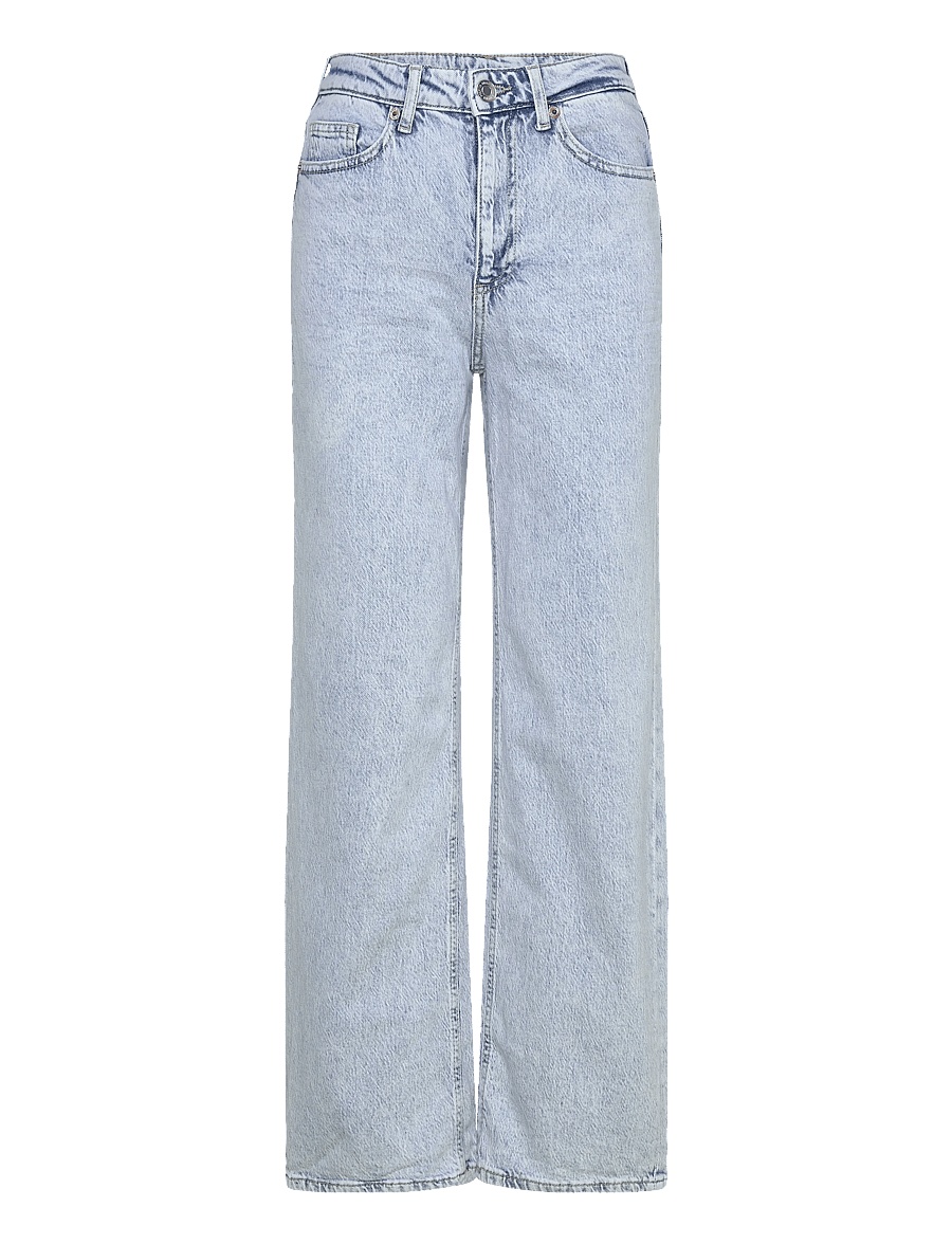 Vero Moda - VMTESSA HR WIDE JEANS RA3052 GA NOOS - hosen mit weitem bein - light blue denim - 1
