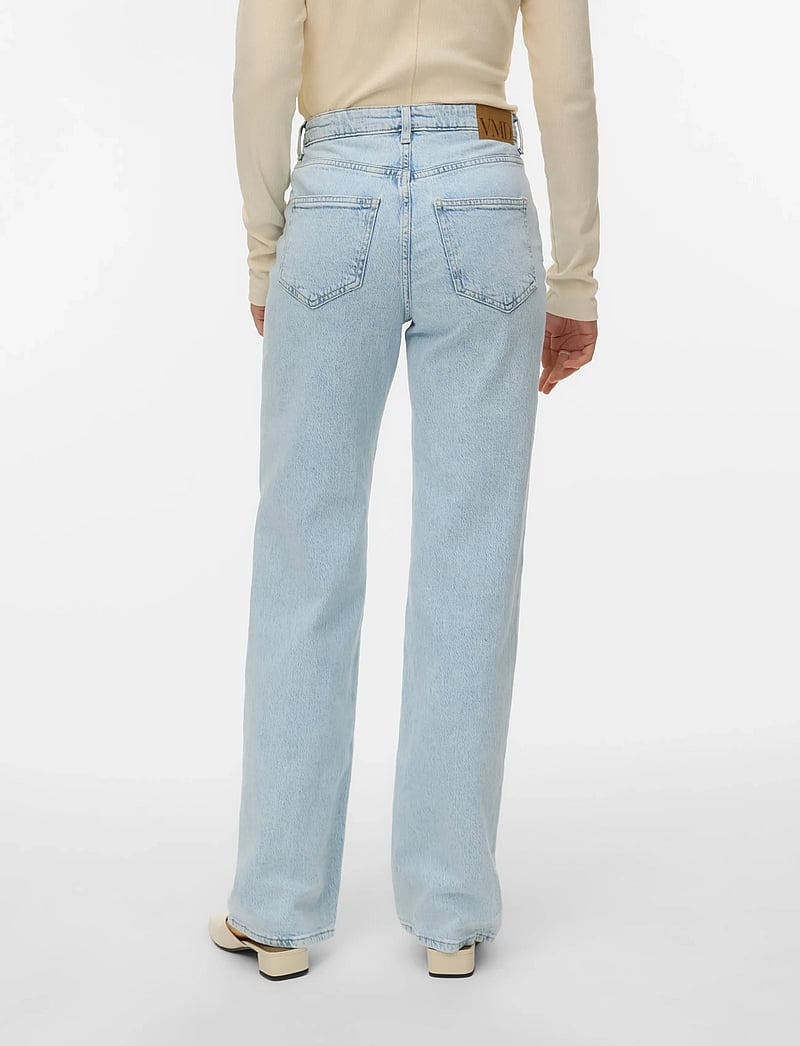 Vero Moda - VMTESSA HR WIDE JEANS RA3052 GA NOOS - wide leg jeans - light blue denim - 3
