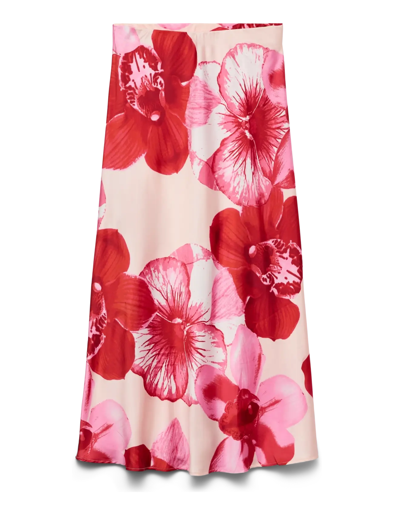 Vero Moda VMREBA HIBISCA HW 7/8 SKIRT WVN - Kleidung - PINK-A-BOO / pink/rose