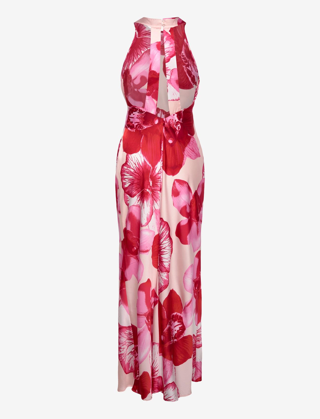 Vero Moda - VMREBA HIBISCA ANKLE SL DRESS WVN - maksimekot - pink-a-boo - 2