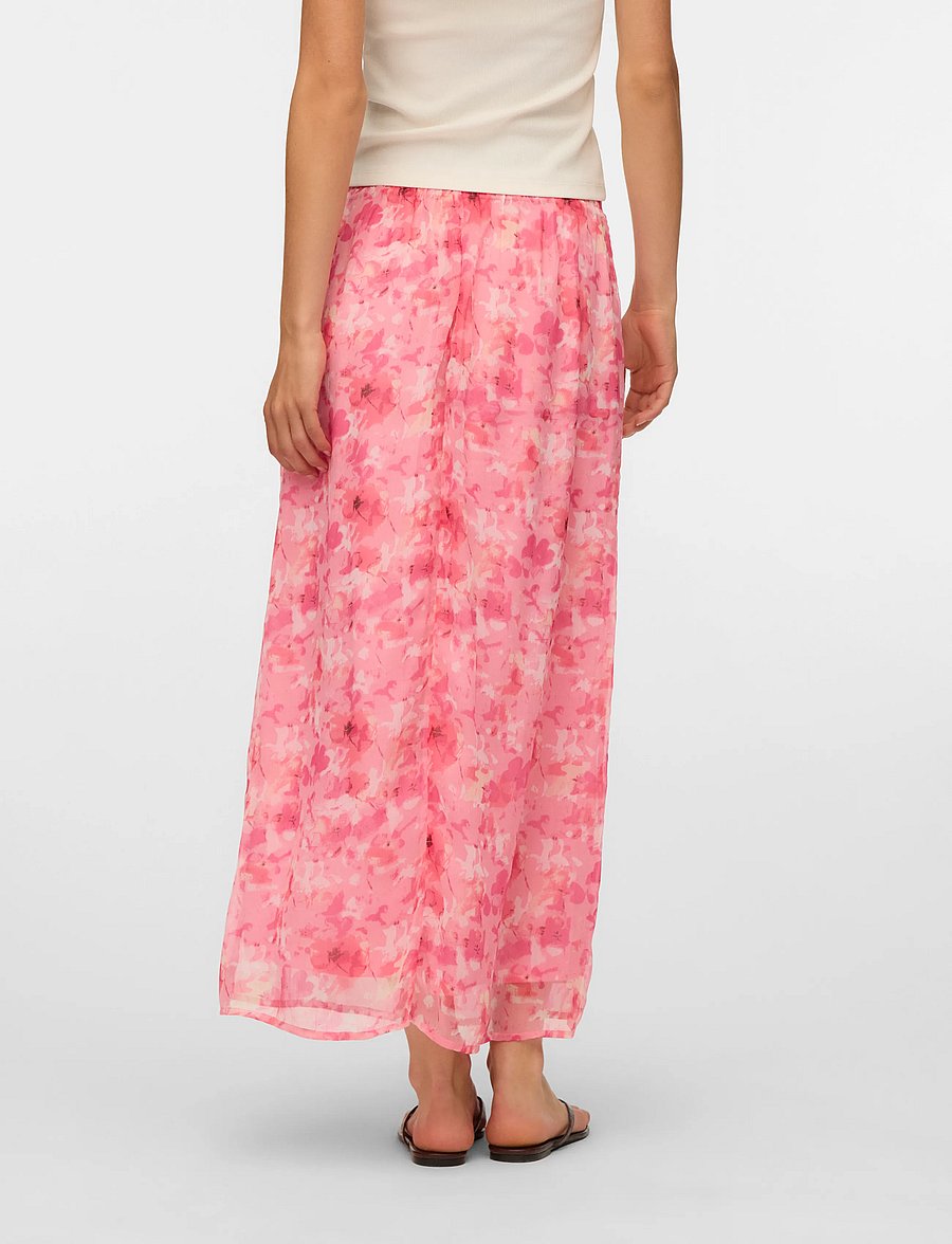 Vero Moda - VMSMILLA NW LONG SKIRT WVN - maxikjolar - rose shadow - 2