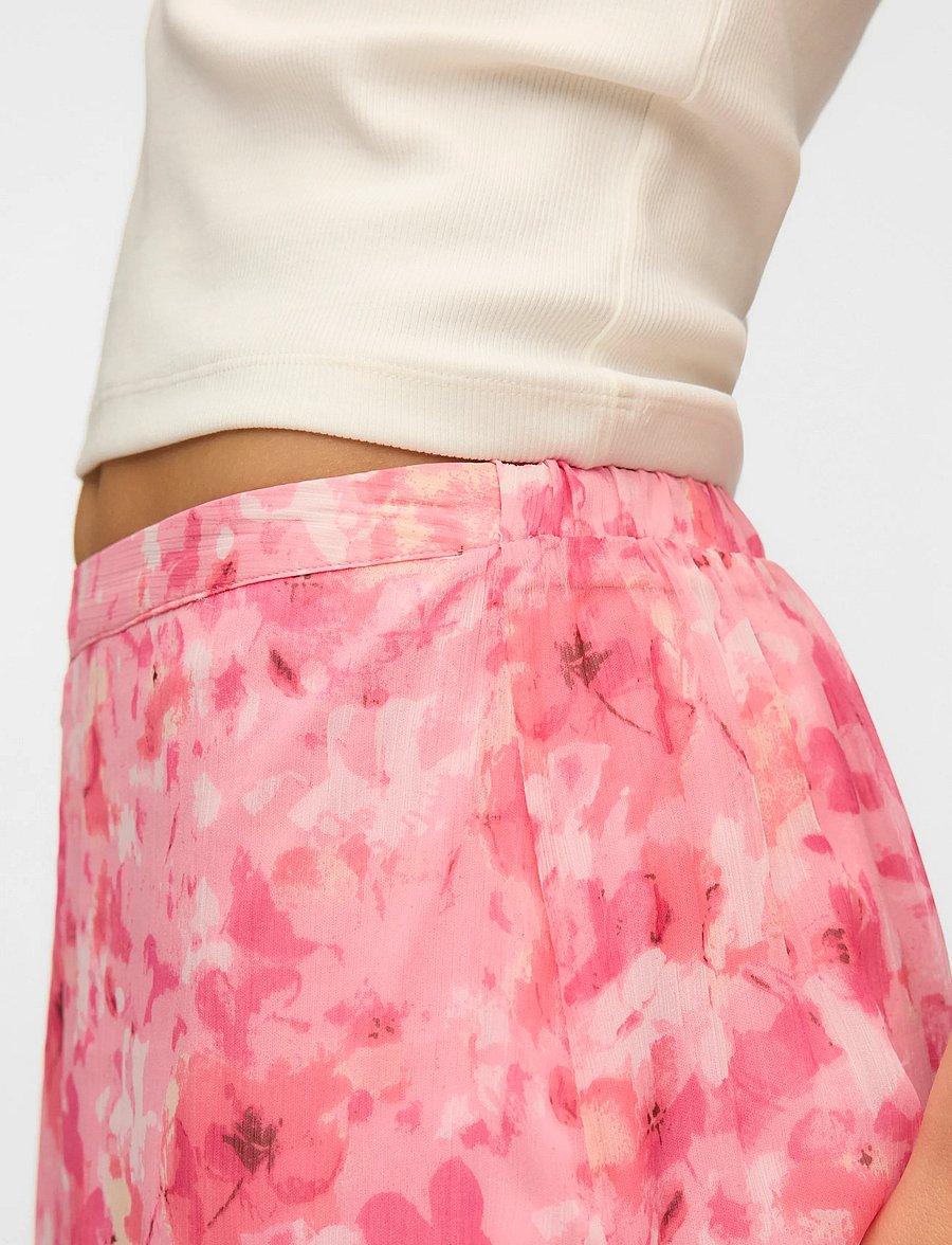 Vero Moda - VMSMILLA NW LONG SKIRT WVN - maxikjolar - rose shadow - 4