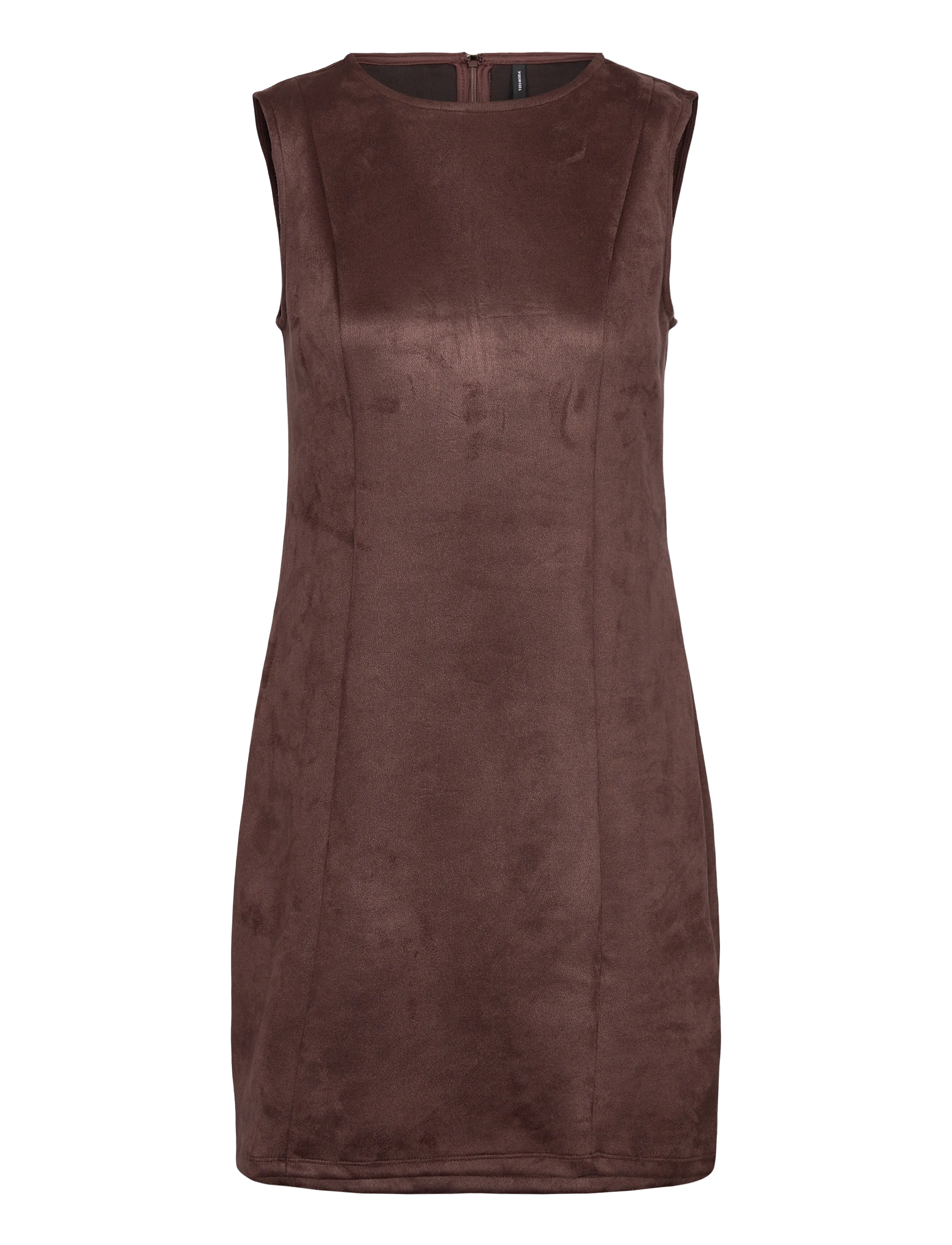 Vero Moda VMBELLA FAUX SUEDE SL SHORT DRESS JRS EX - Riided - CHOCOLATE MARTINI / brown