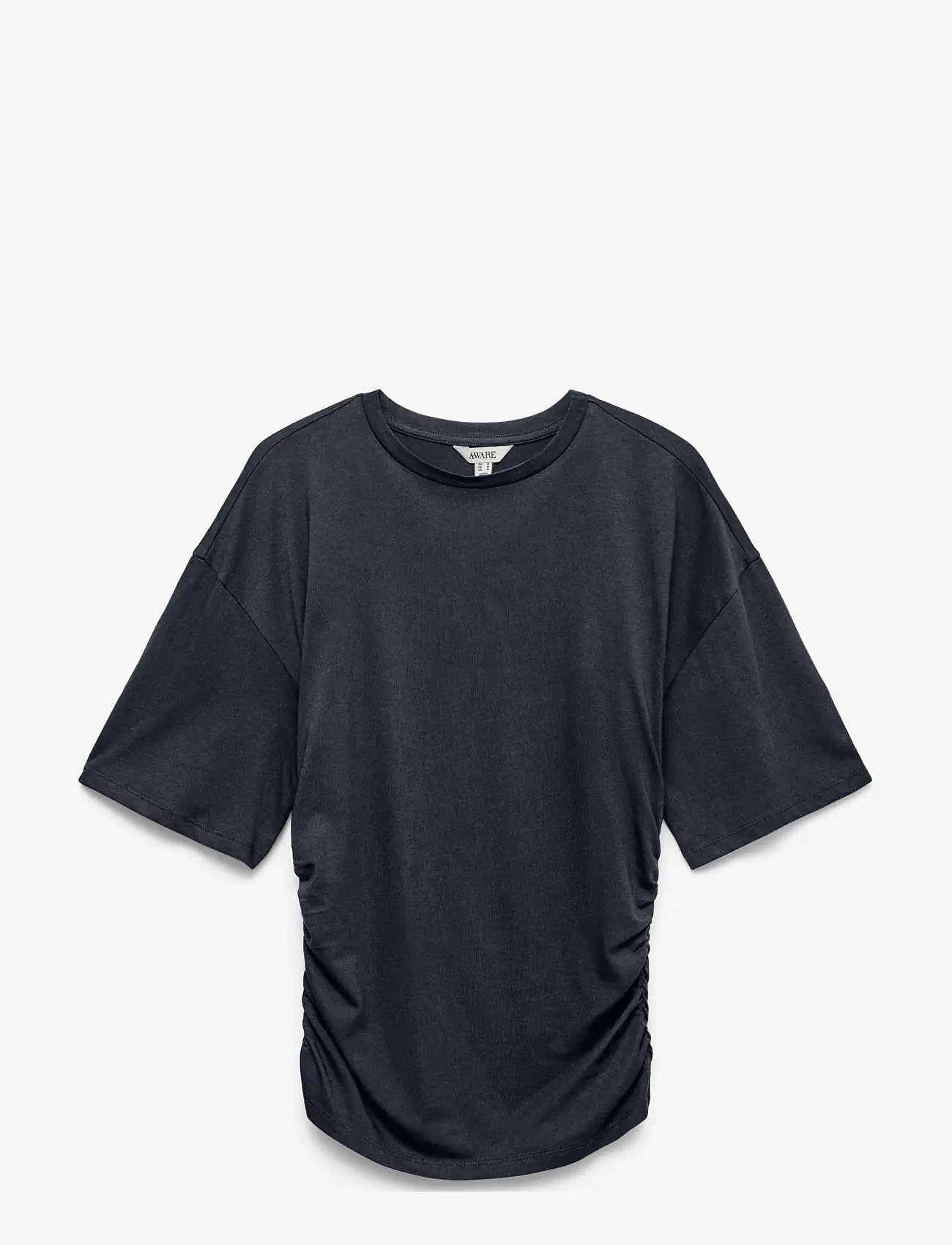 Vero Moda - AWNAVARO 2/4 O-NECK TOP NOOS - t-shirts - sky captain - 1