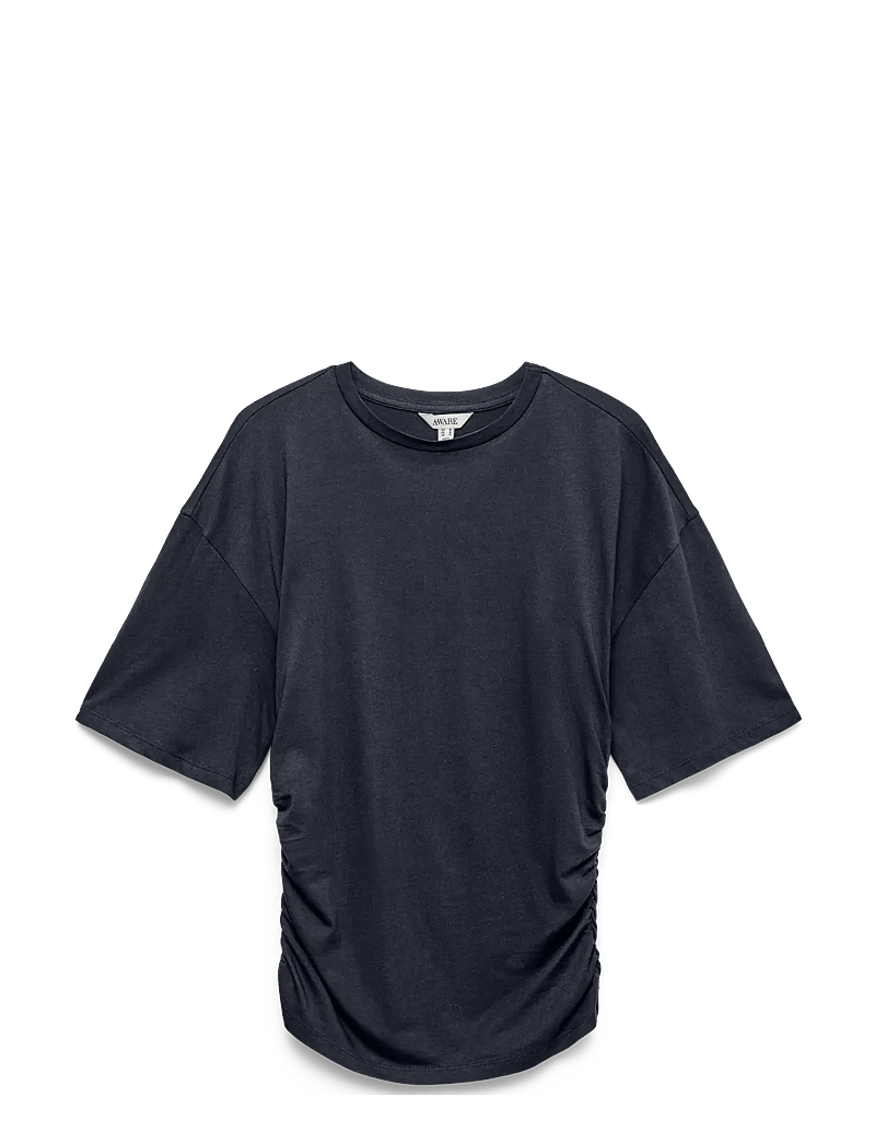 Vero Moda - AWNAVARO 2/4 O-NECK TOP NOOS - t-shirts - sky captain - 1