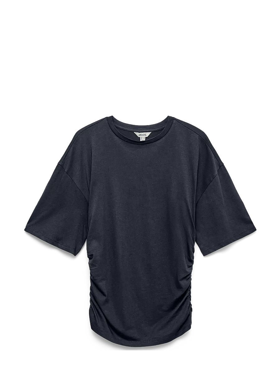 Vero Moda - AWNAVARO 2/4 O-NECK TOP NOOS - t-shirts - sky captain - 1