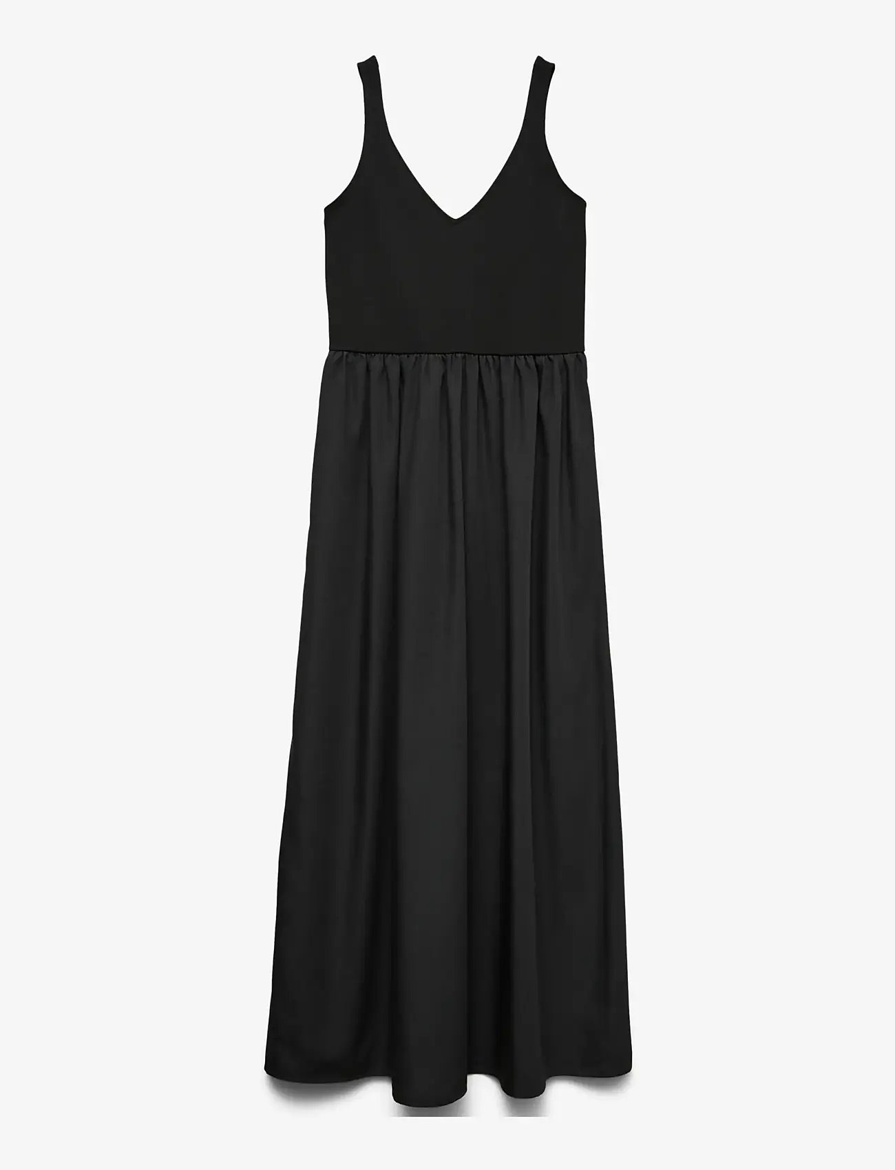 Vero Moda - VMVALLY SL LONG DRESS JRS NOOS - maxi dresses - black - 1