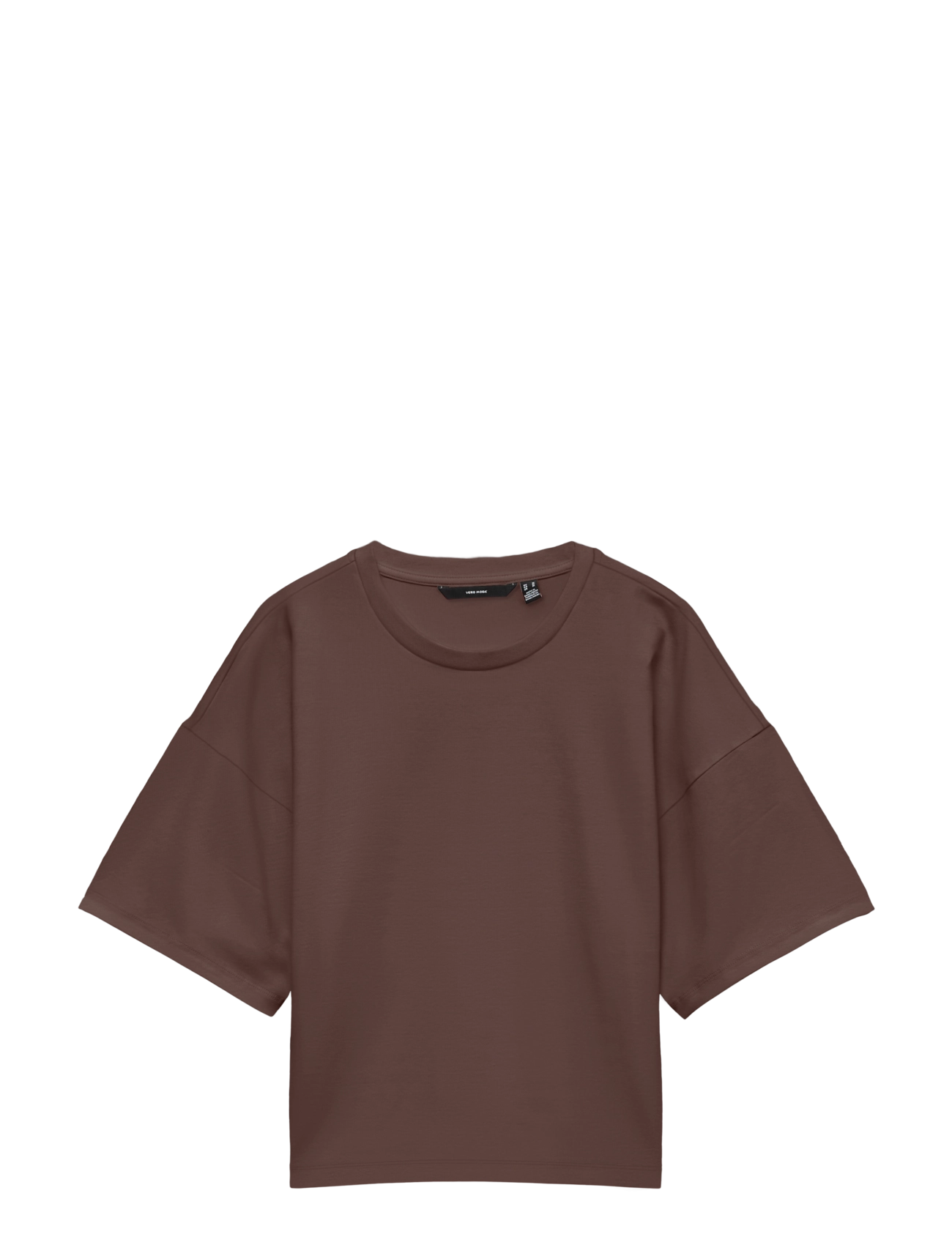 Vero Moda - VMKIARA 2/4 O-NECK TOP JRS - chocolate martini - 1