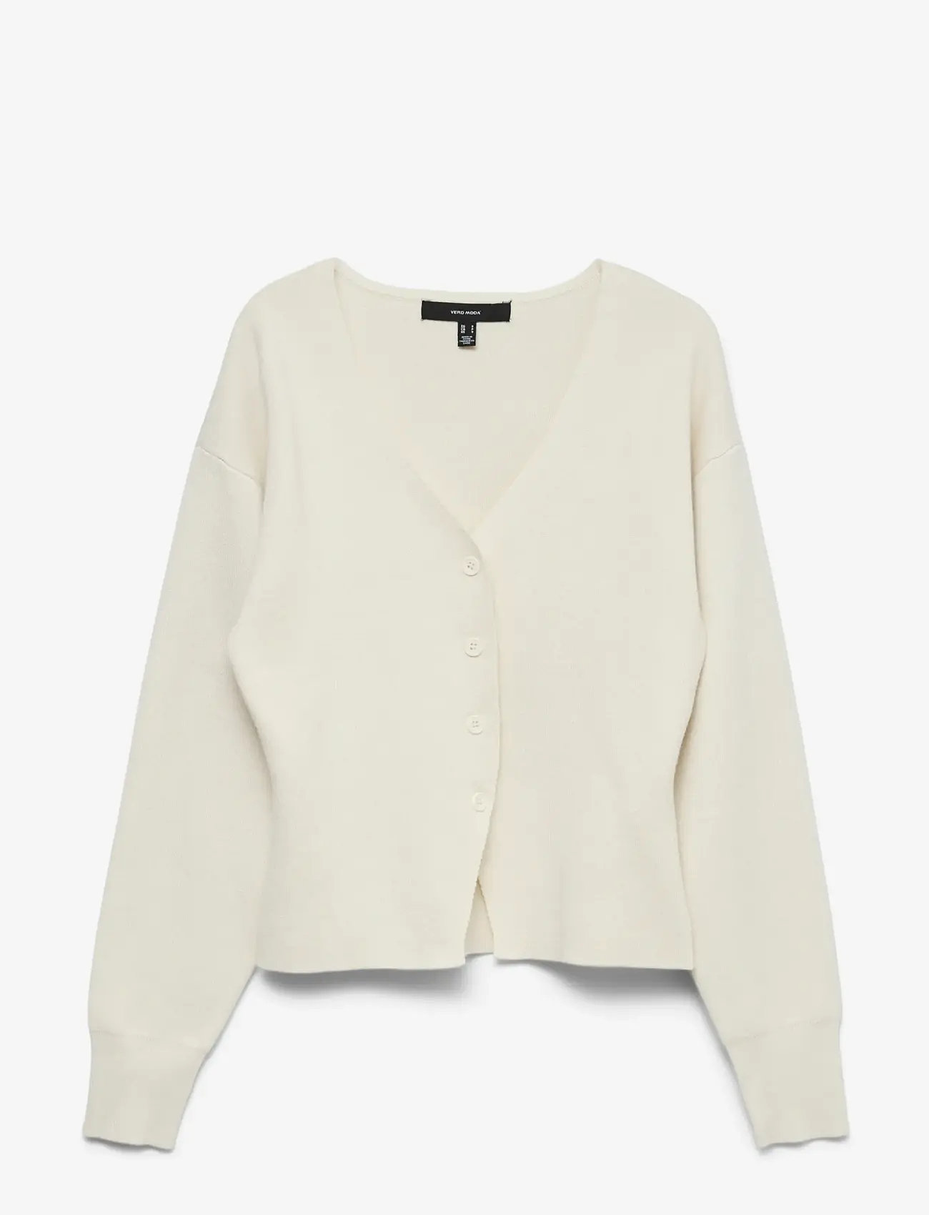 Vero Moda - VMLUCCA LS V-NECK FITTED CARDIGAN LCS - cardigans - birch - 1