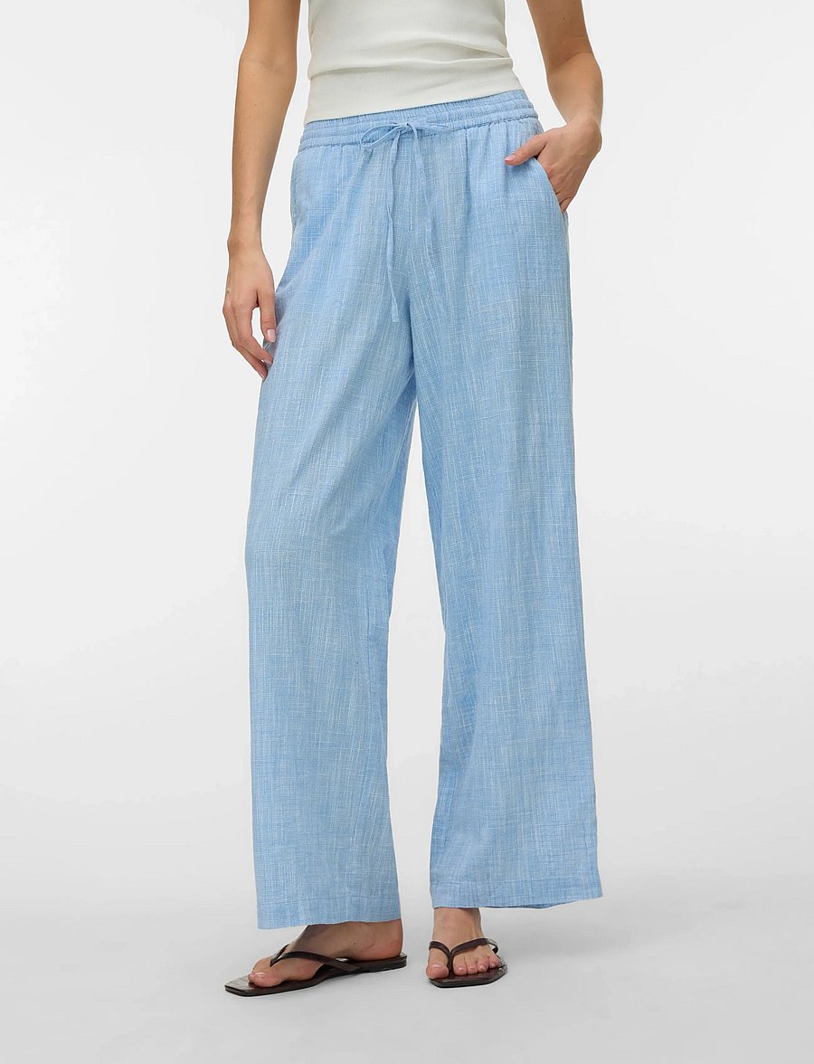 Vero Moda - VMTHILDE NW PANTS WVN NOOS - linased püksid - allure - 4