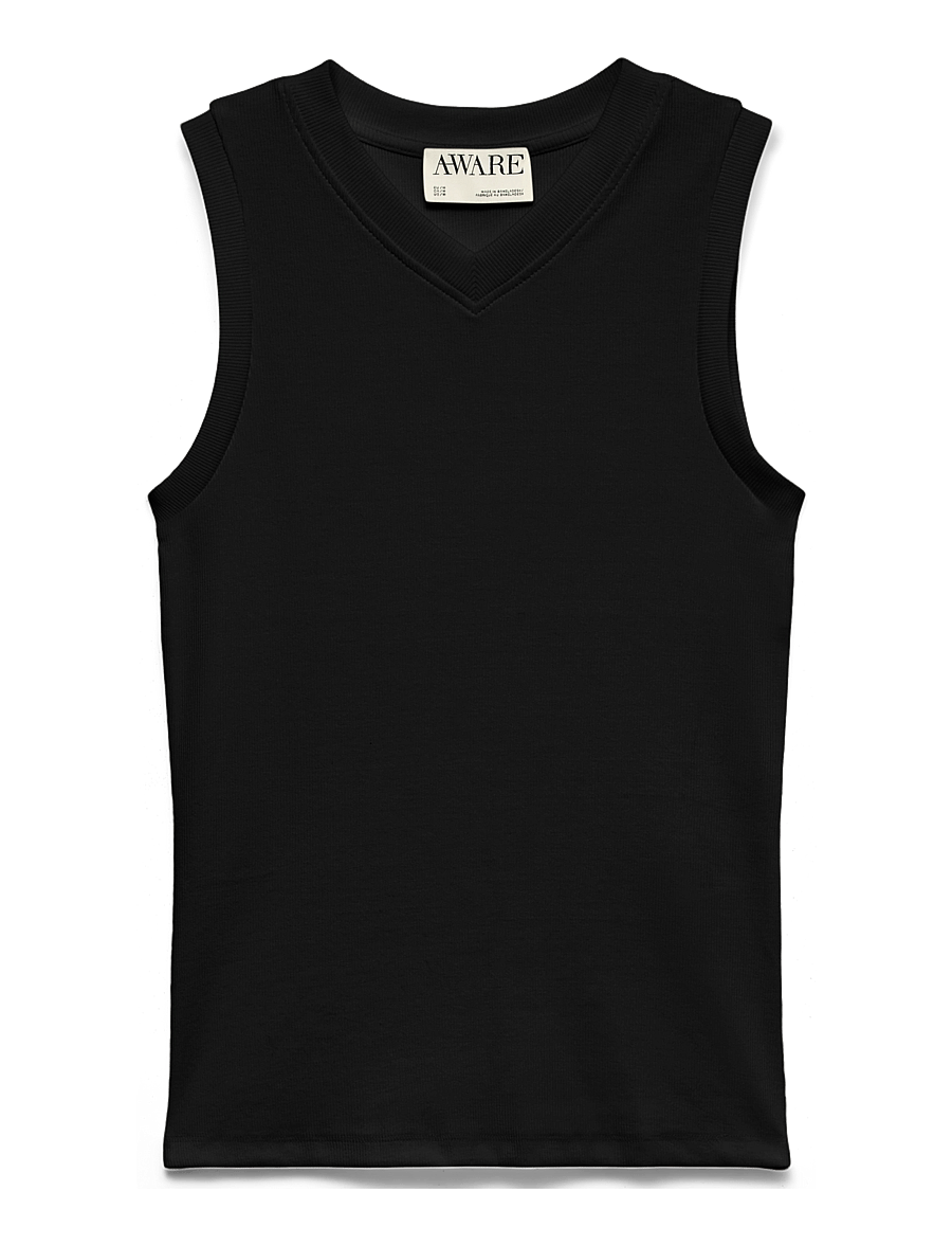 Vero Moda - AWCOLBIE V-NECK TANK TOP - black - 0