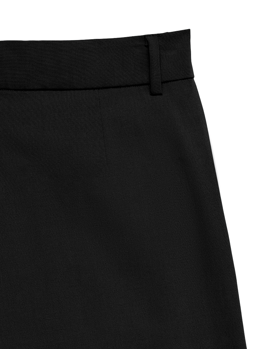Vero Moda - VMSTELLA MW WIDE PLEAT PANT NOOS - anzugshosen - black - 5