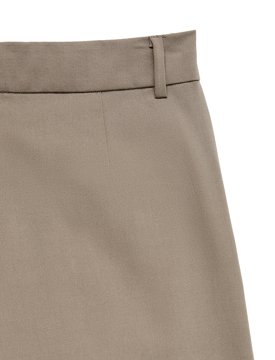 Vero Moda - VMSTELLA MW WIDE PLEAT PANT NOOS - anzugshosen - driftwood - 5