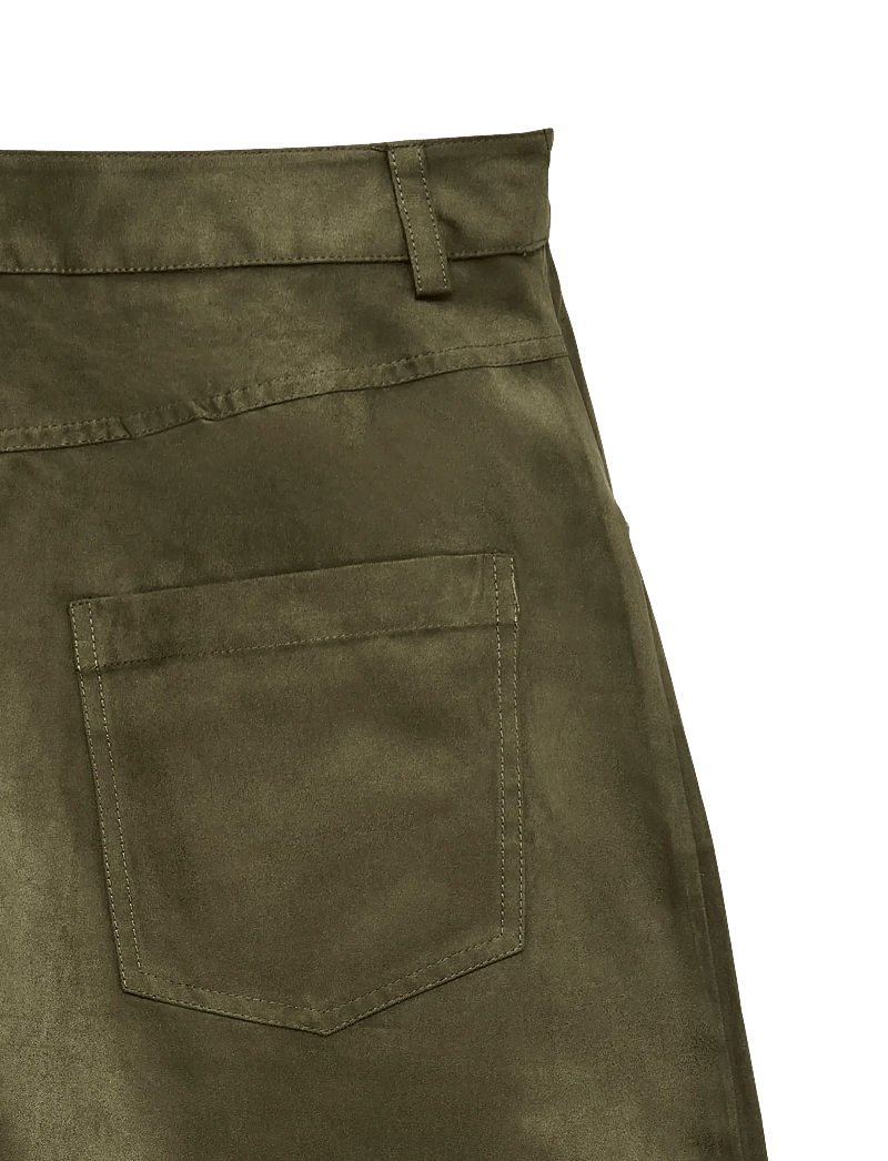 Vero Moda - VMKATHY HW MIDI SKIRT WVN EXP - midi-röcke - olive night - 5