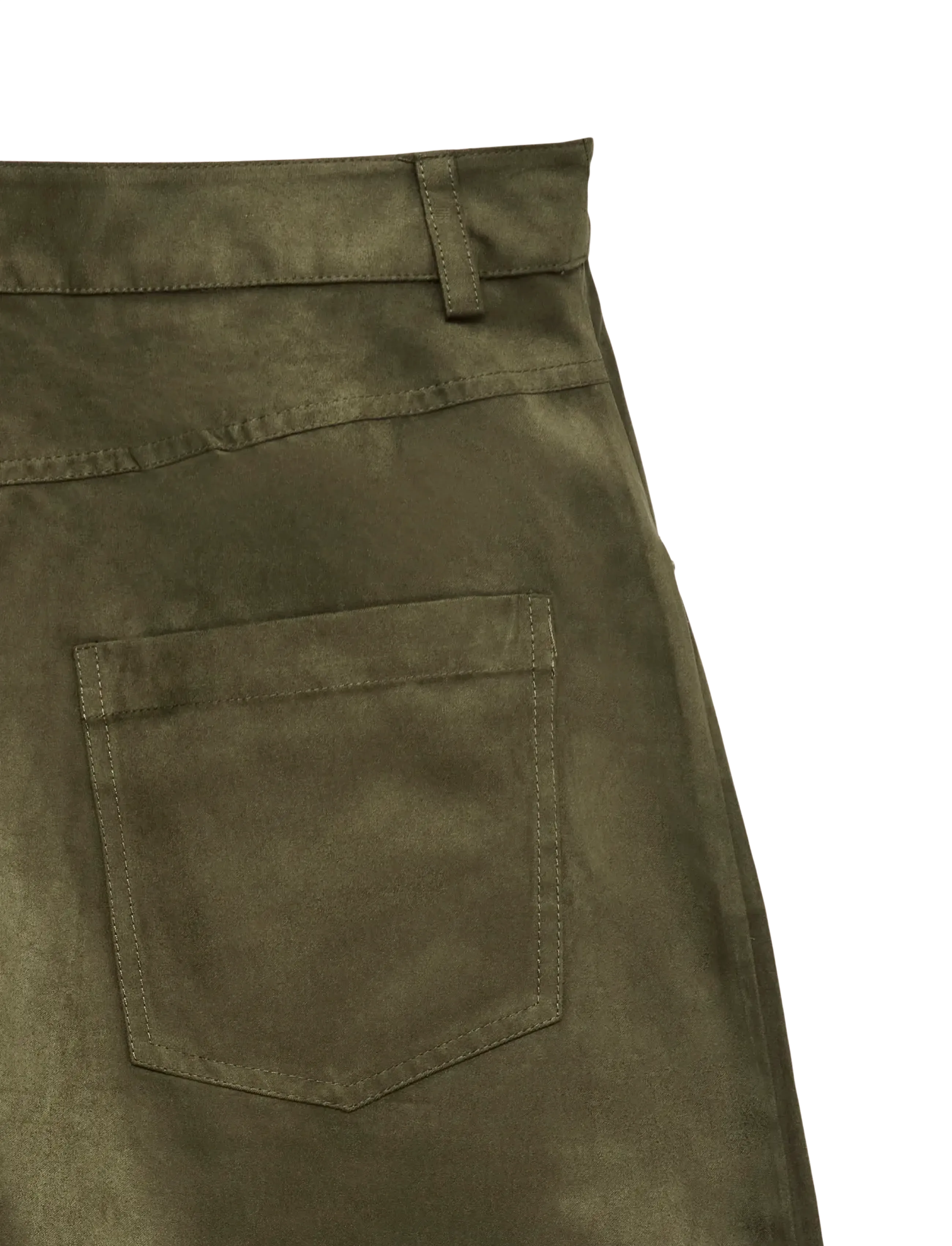 Vero Moda - VMKATHY HW MIDI SKIRT WVN EXP - midi nederdele - olive night - 5