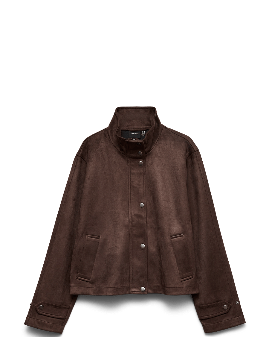 Vero Moda - VMJOSEMAJA SHORT JACKET - frühlingsjacken - coffee bean - 0