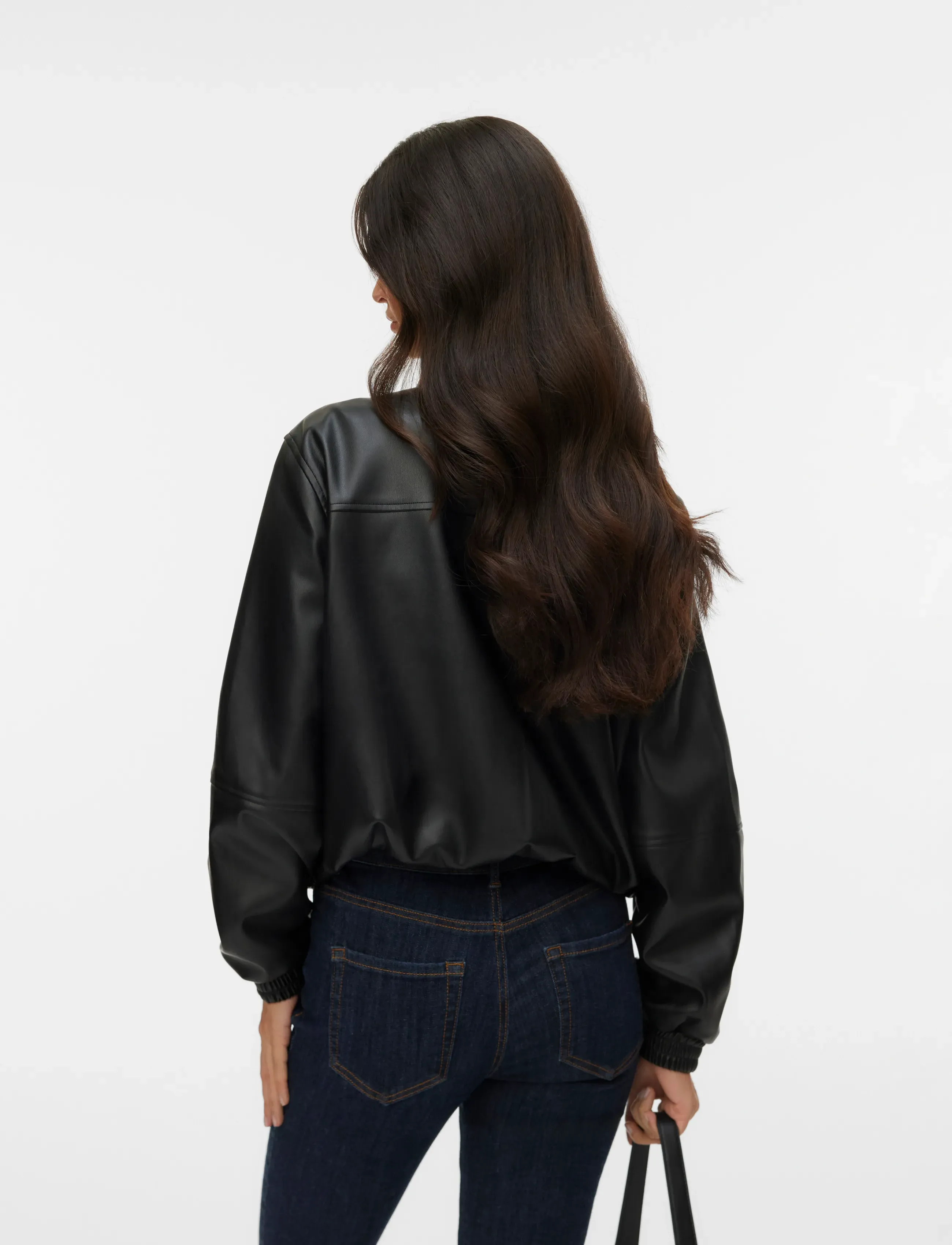 Vero Moda - VMCAIAAVA SHORT COATED JACKET - black - 2