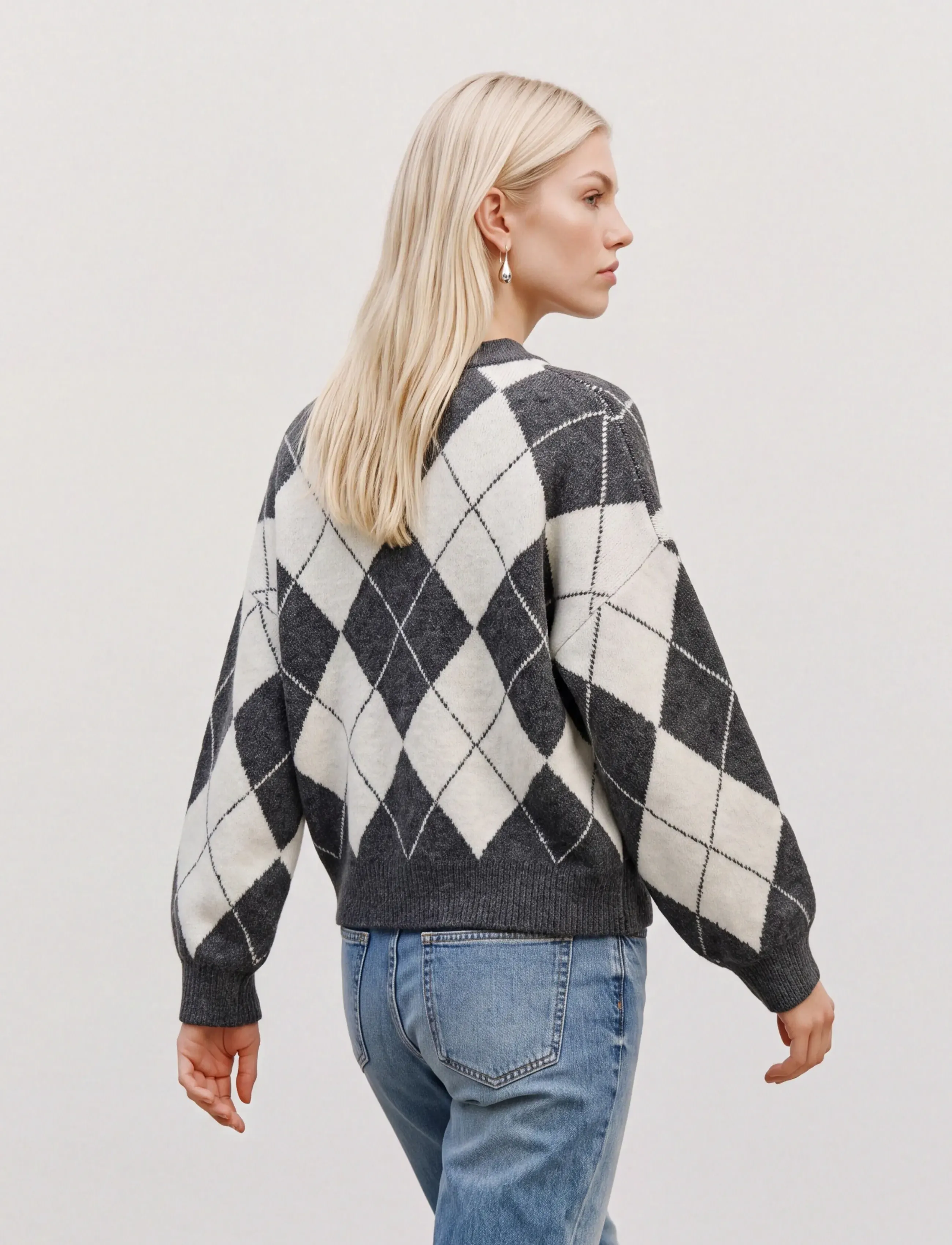 VERO MODA Vmdoffy Jaquard Ls O-Nck Pullover Noos stickade tröjor dam – bild 2