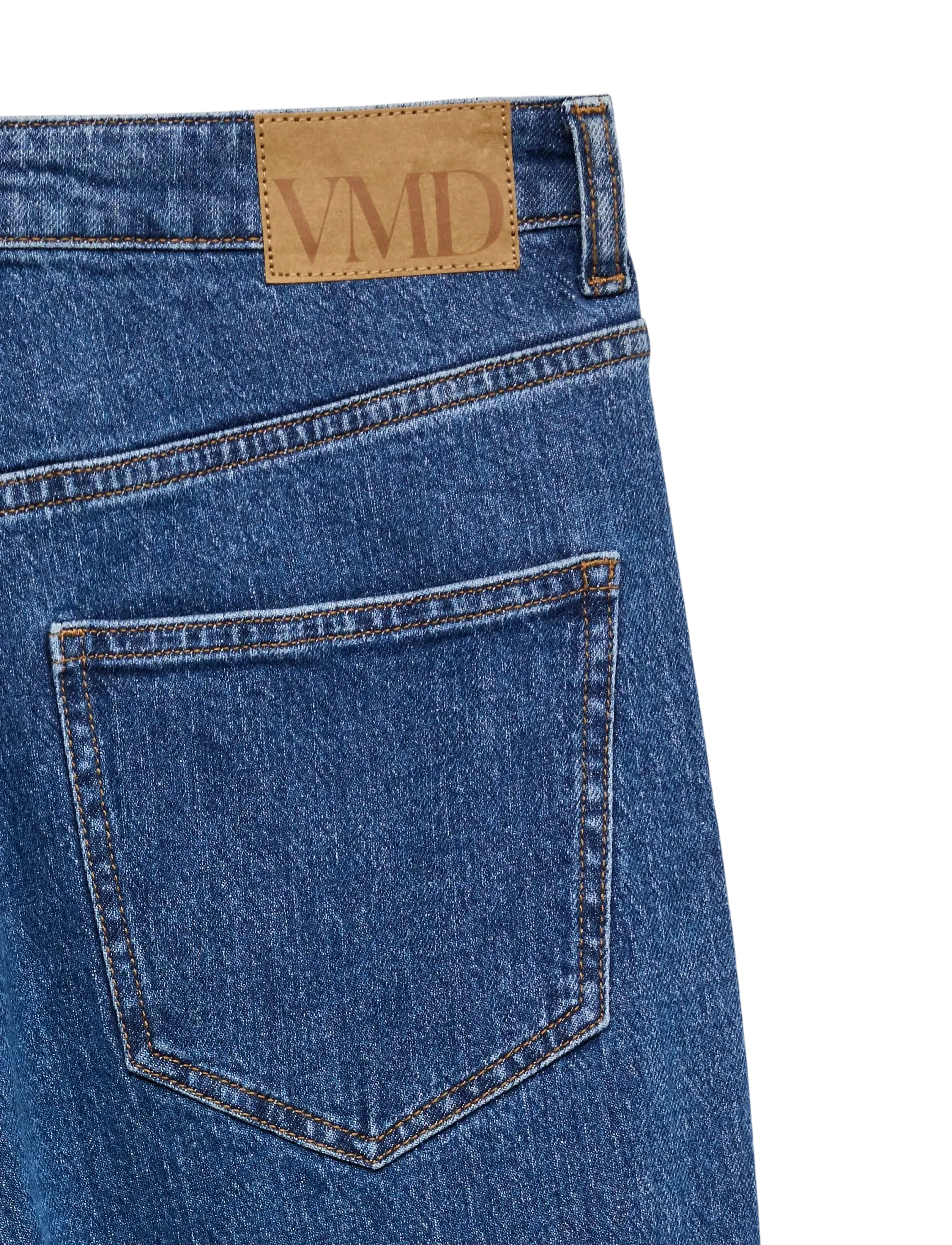 Vero Moda - VMTESSA HR WIDE LASER DNM JEANS RA3054 - hosen mit weitem bein - medium blue denim - 5