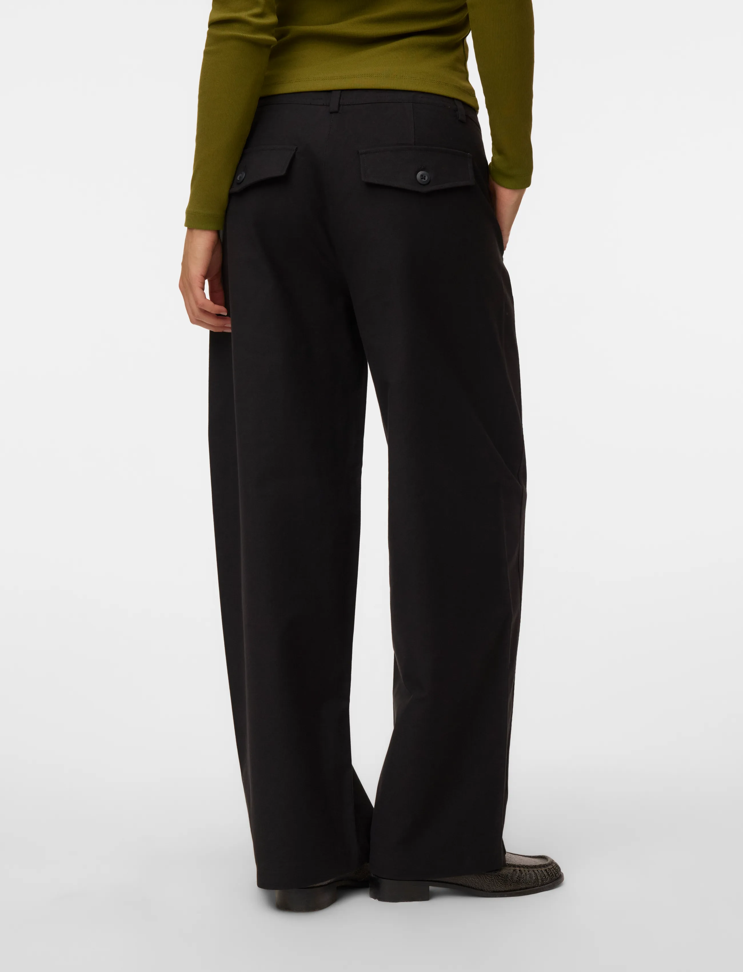 Vero Moda - VMSOFIA MW BARREL PANT NOOS - barrelbyxor - black - 2