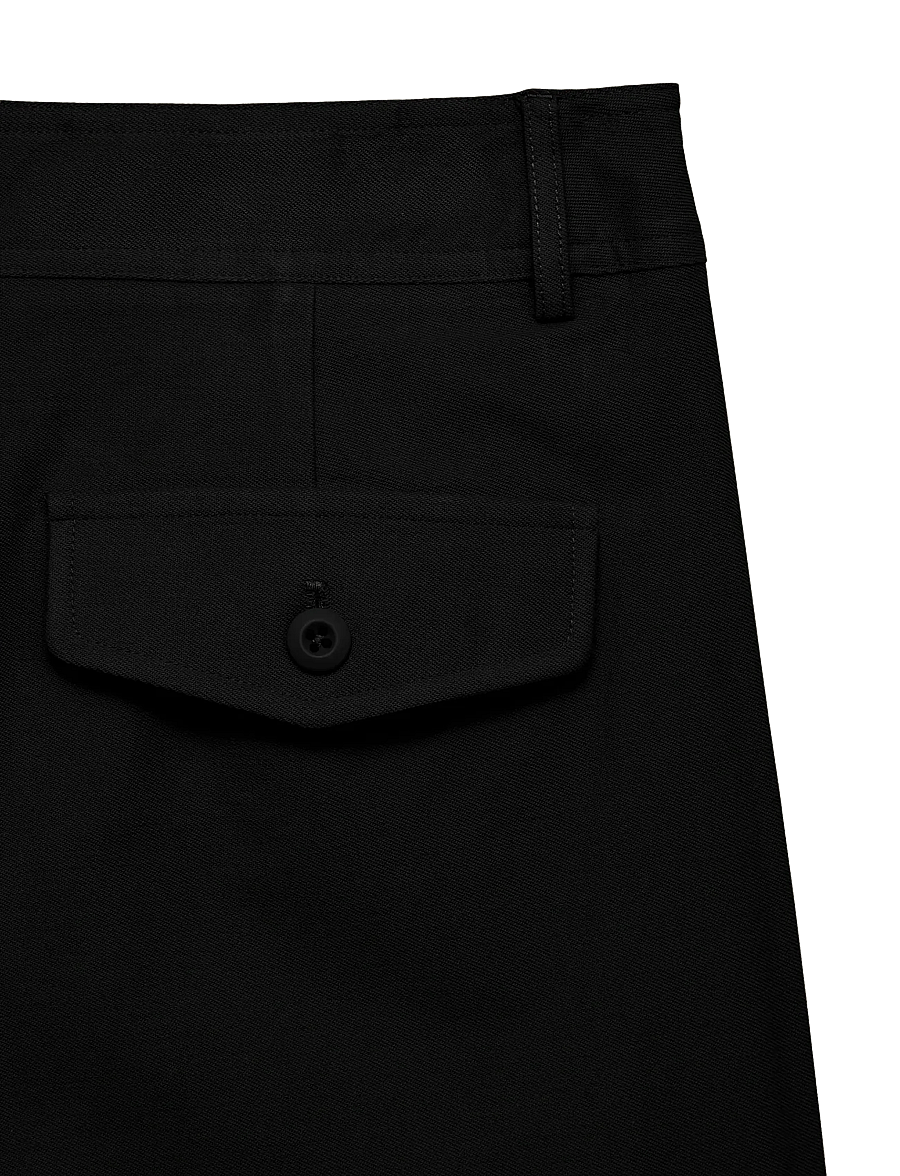 Vero Moda - VMSOFIA MW BARREL PANT NOOS - hosen mit geradem bein - black - 1