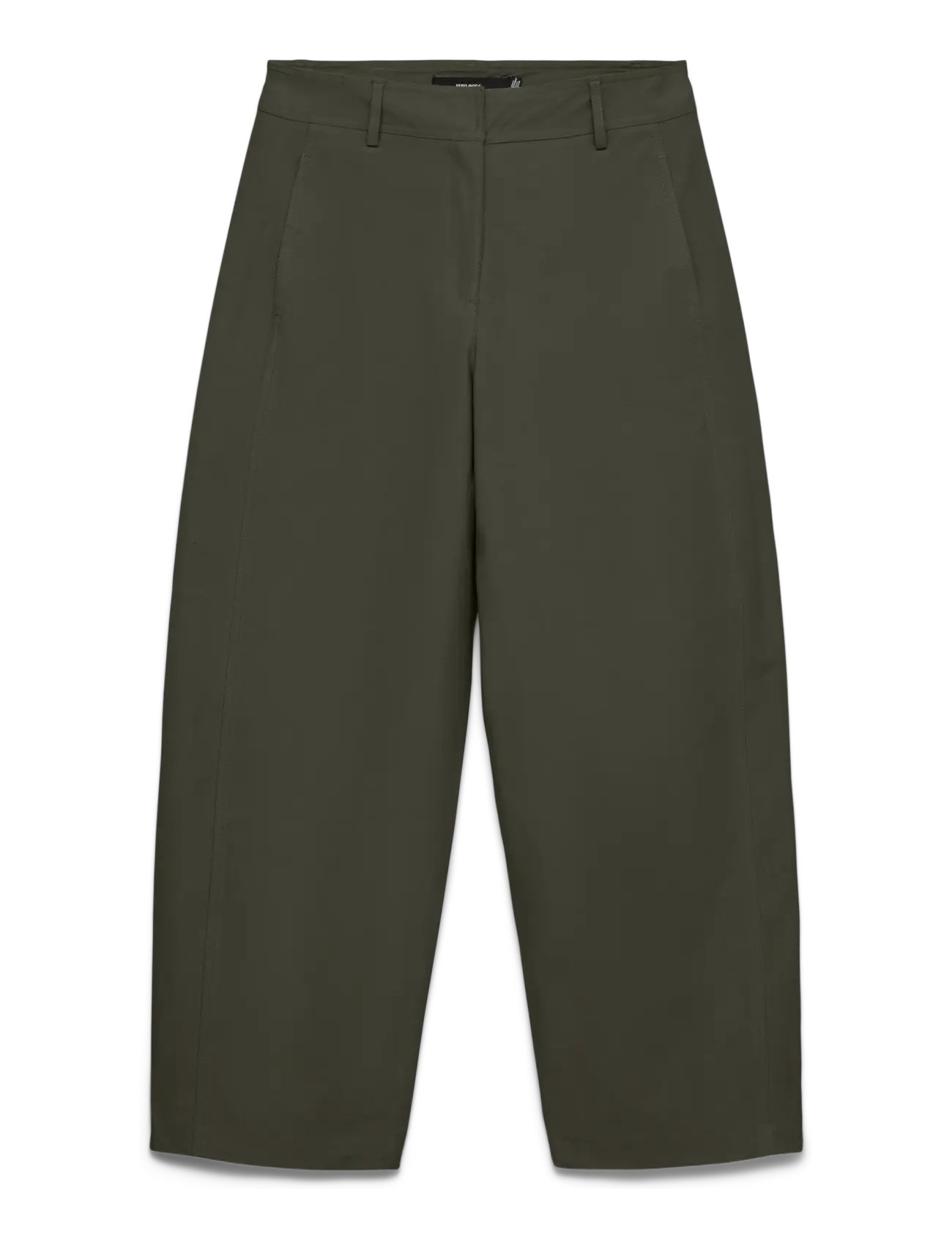 Vero Moda Vmsofia Mw Barrel Pant Noos, M x 30, Khaki green, Trousers > Barrel Trousers, Dame