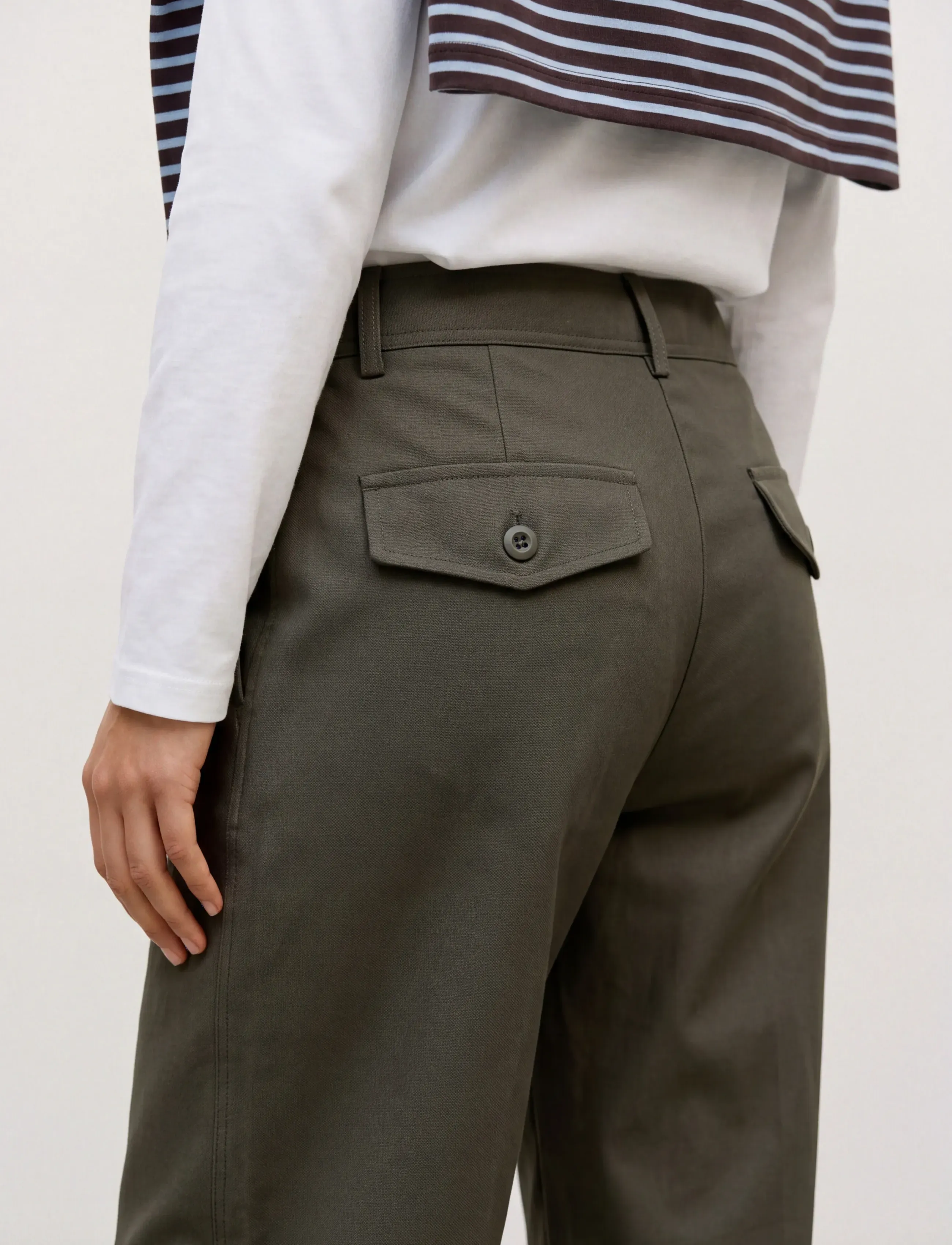 Vero Moda - VMSOFIA MW BARREL PANT NOOS - damen - forest night - 4