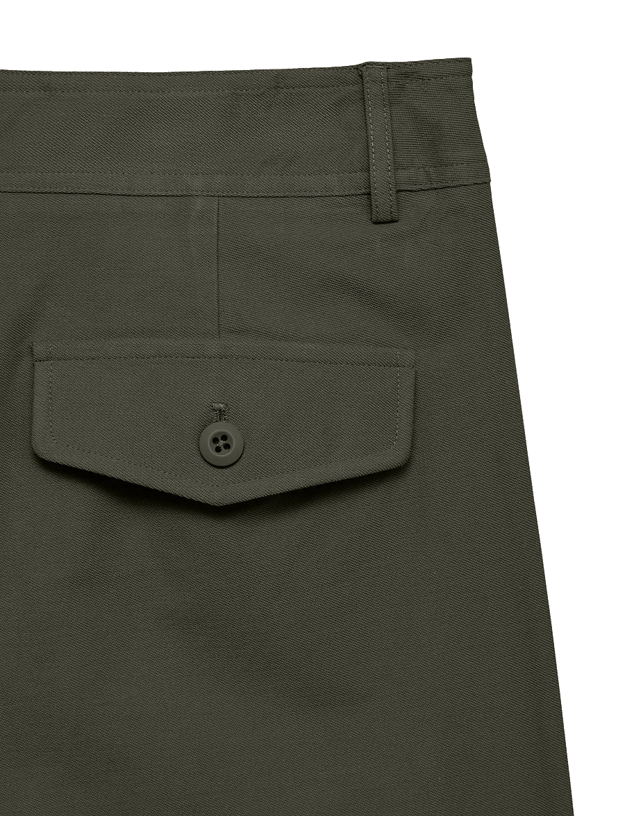 Vero Moda - VMSOFIA MW BARREL PANT NOOS - hosen mit geradem bein - forest night - 1