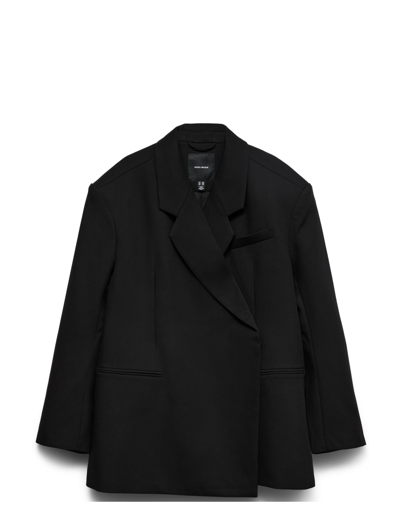 Vero Moda VMELMA LS OVERSIZED SLIT BLAZER - Blazers - BLACK / black