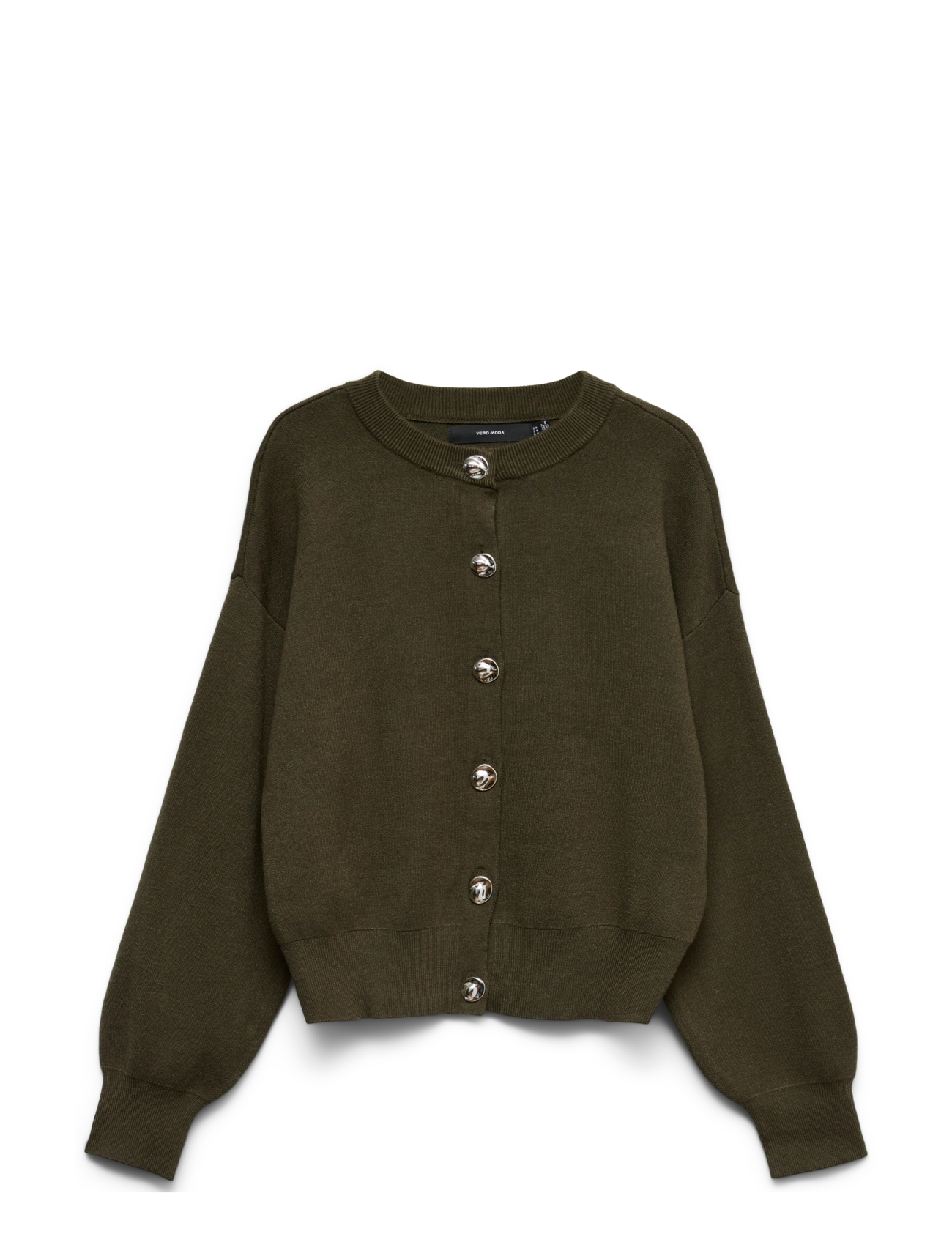 Vero Moda VMNOELLA LS O-NECK CARDIGAN BOO - Farben der Saison - FOREST NIGHT / khaki/green