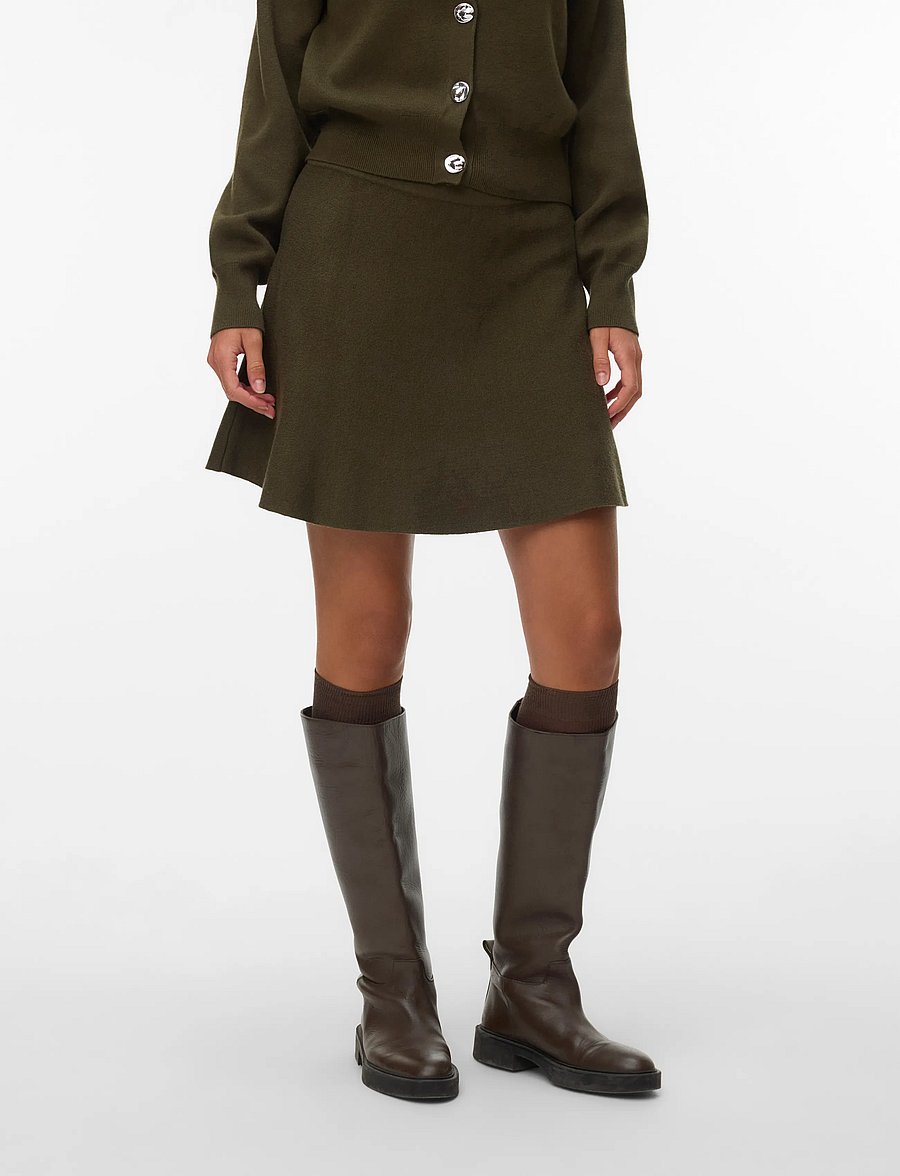 Vero Moda - VMELLY NW SKATER SKIRT BOO - forest night - 4