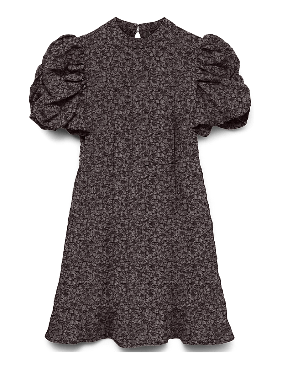 Vero Moda - VMMERLE SS SHORT DRESS JRS RET - cocktailkleider - chocolate torte - 1