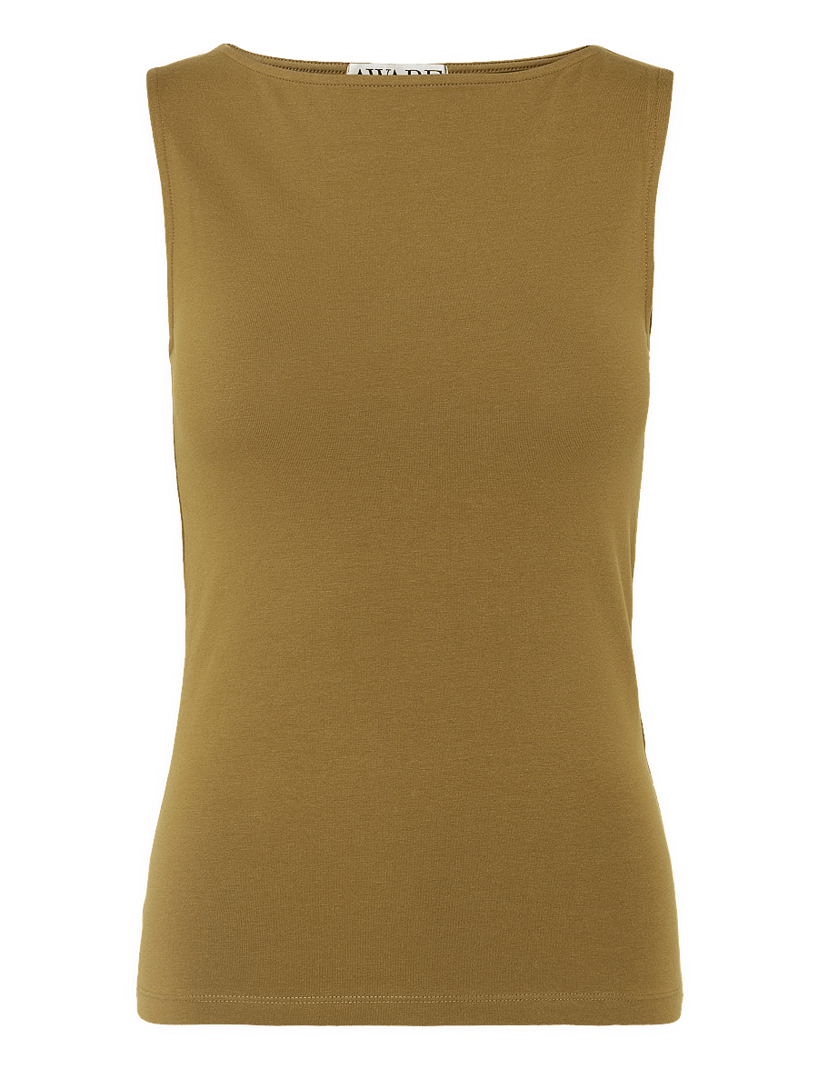 Vero Moda - AWCARLA BOATNECK TANK TOP - topid ja varrukateta alussärgid - breen - 0