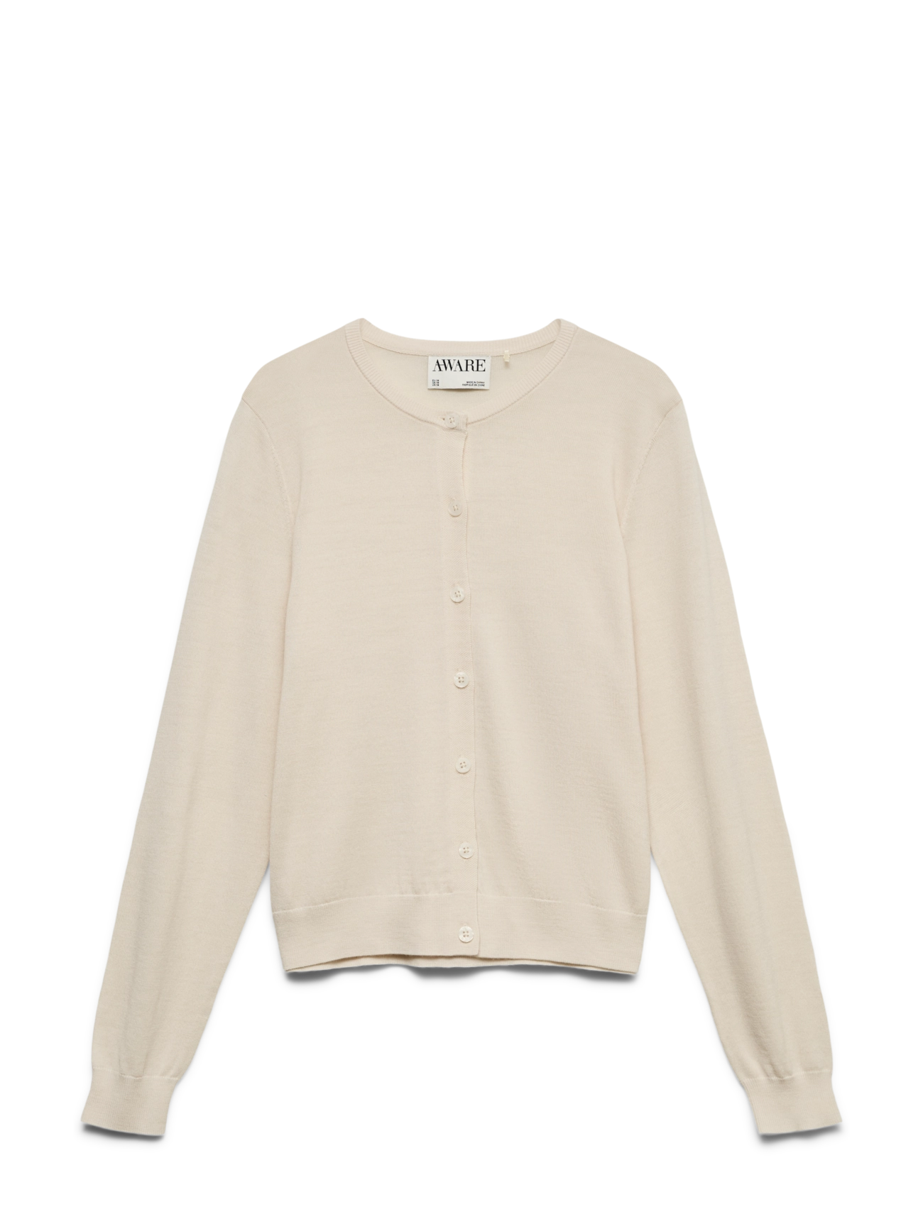 Awcara Ls O-Neck Wool Cardigan Noos