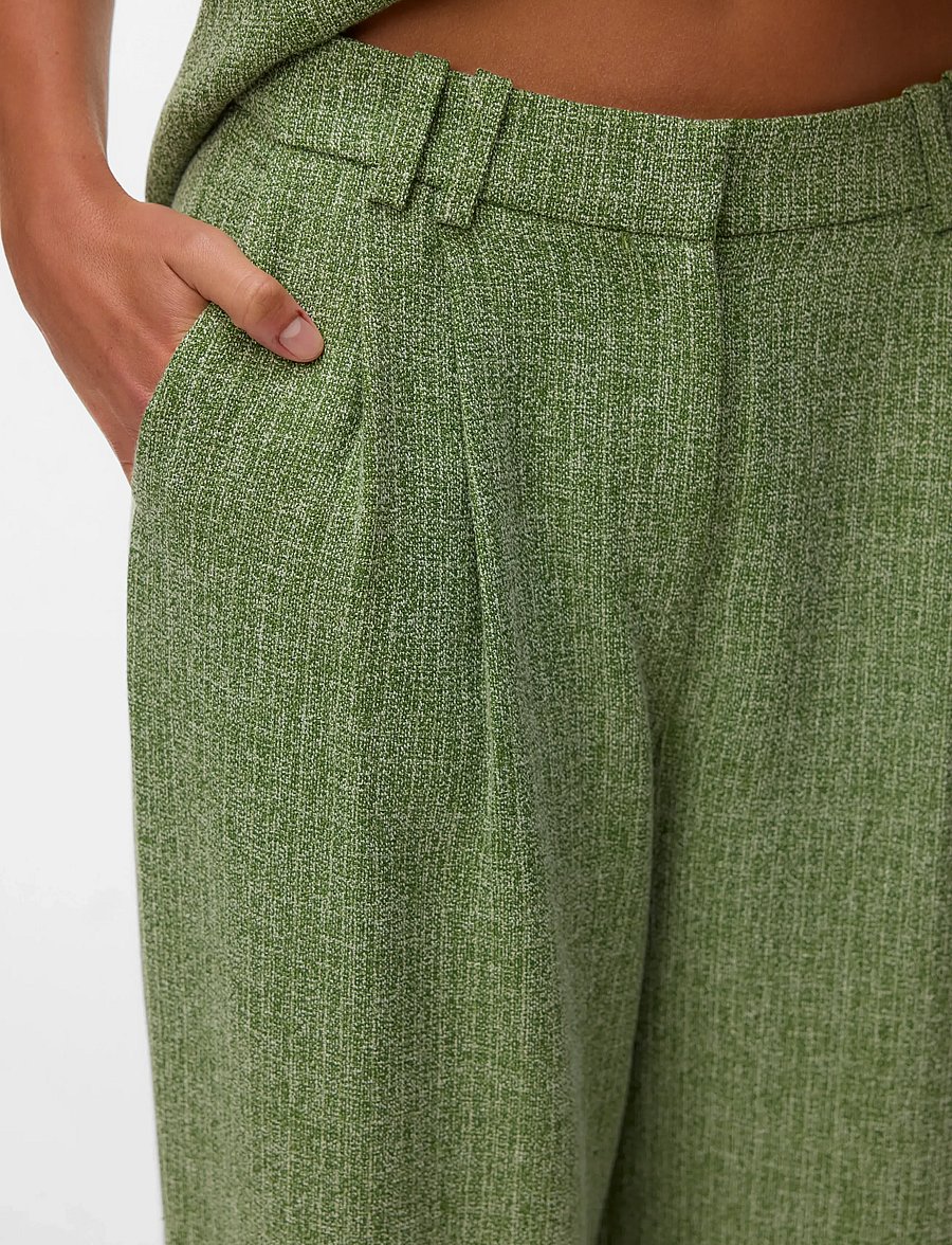 Vero Moda - AWCHANEL HW PANT - anzugshosen - kale - 3