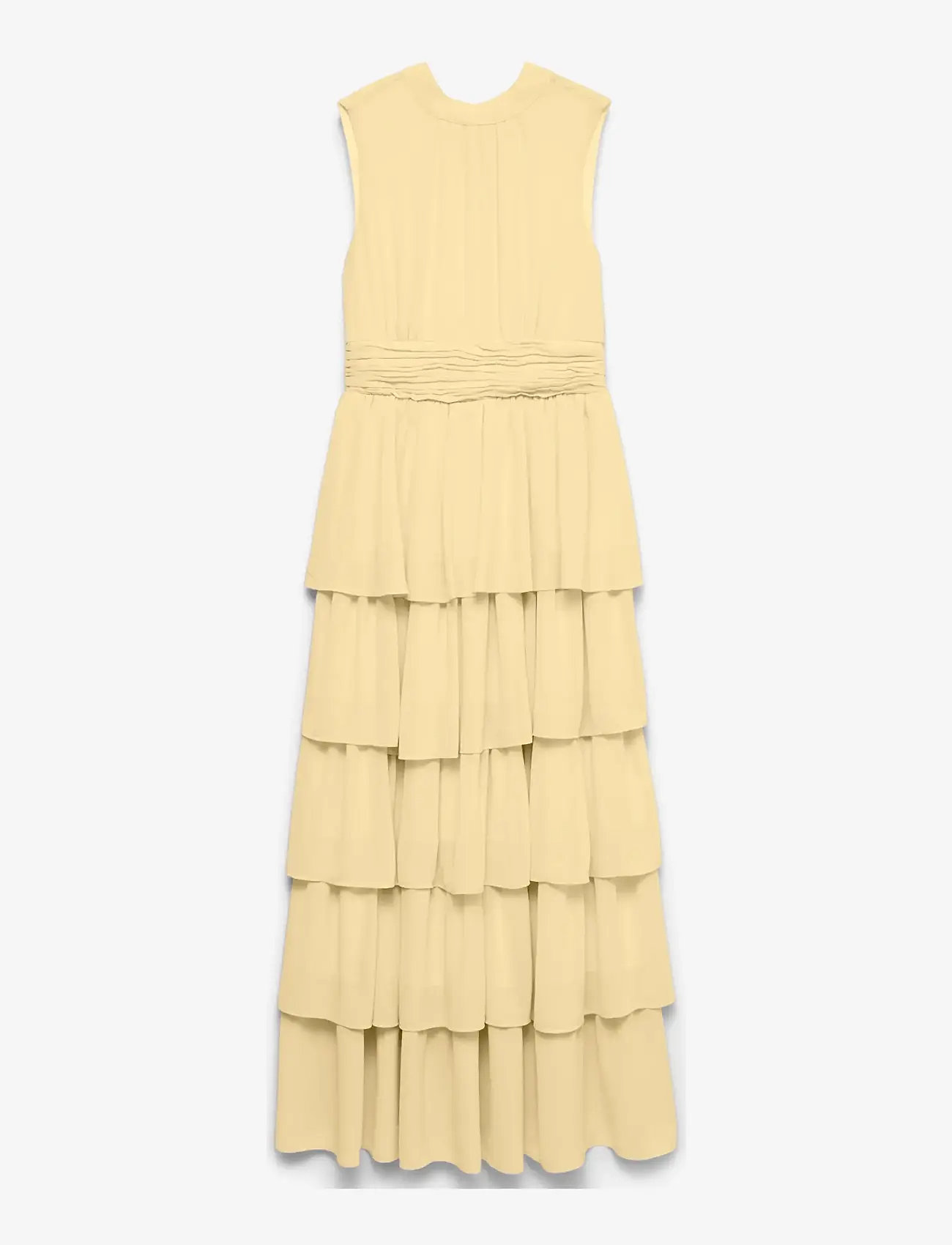 Vero Moda - VMSERENA SL LONG FRILL DRESS WVN - cocktailklänningar - flan - 1