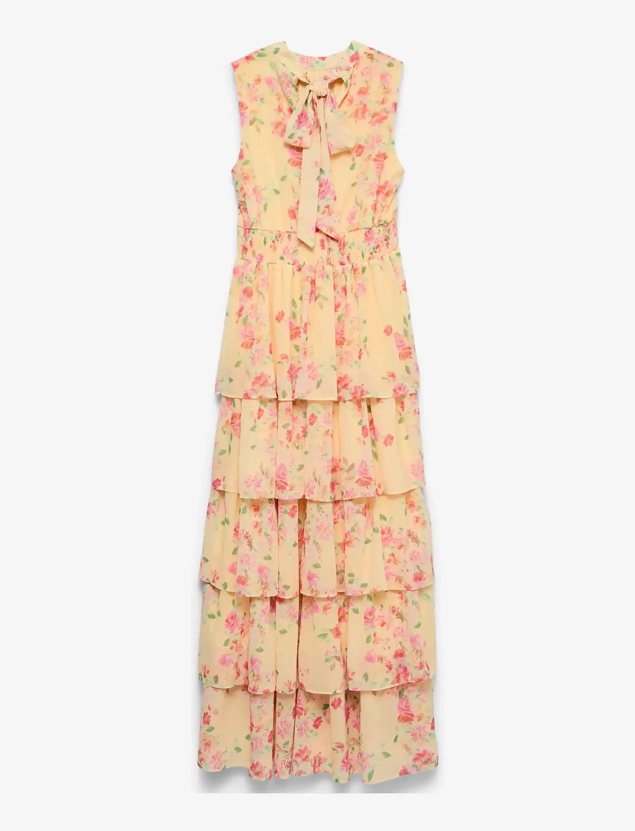 Vero Moda - VMSERENA SL LONG FRILL DRESS WVN - cocktailkleider - flan - 1