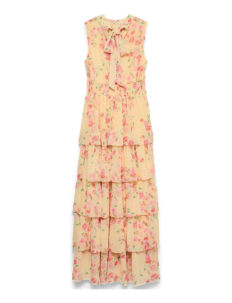 Vero Moda - VMSERENA SL LONG FRILL DRESS WVN - cocktailkleider - flan - 1