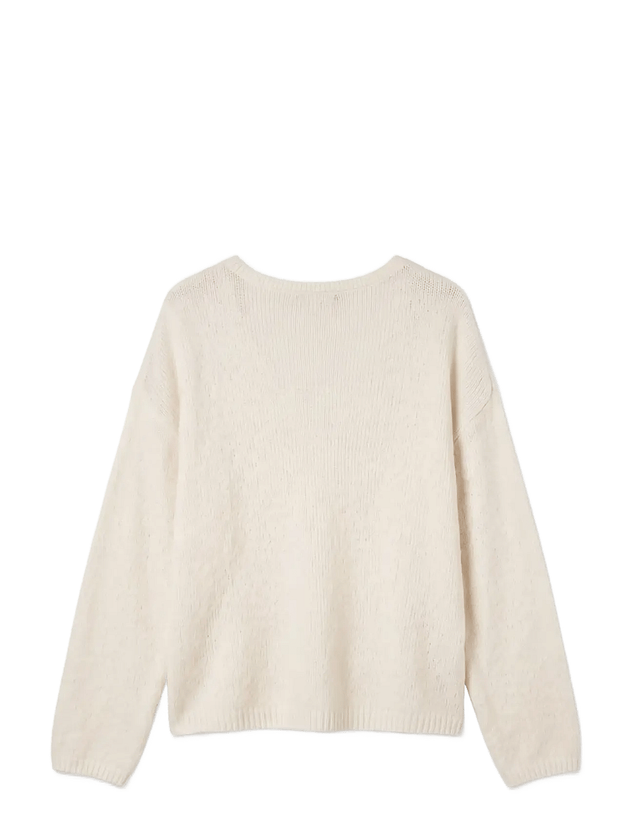 Vero Moda - VMBERRY LS V-NECK PULLOVER NOOS - pullover - birch - 2