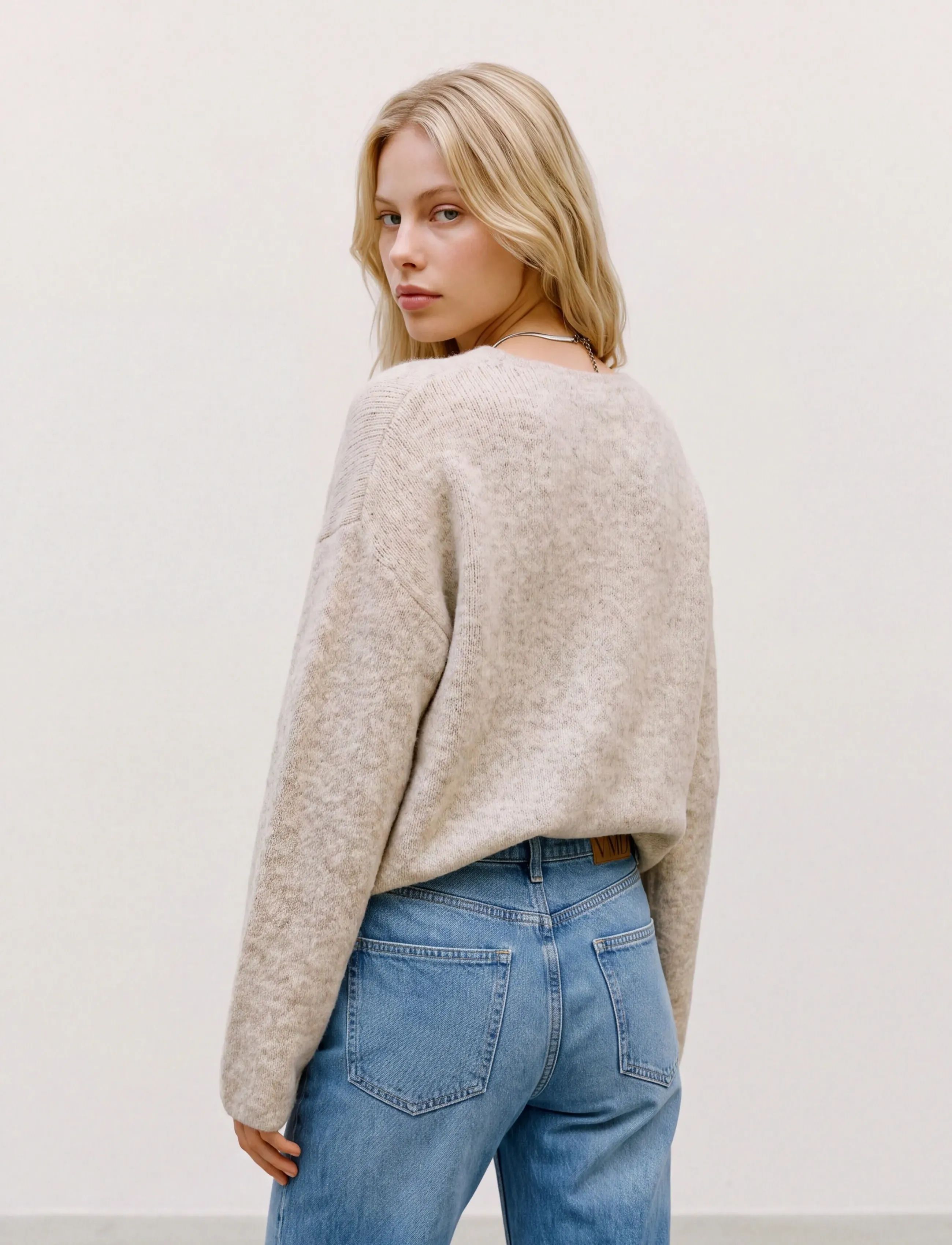 VERO MODA Vmberry Ls V-Neck Pullover Noos stickade tröjor dam – bild 2