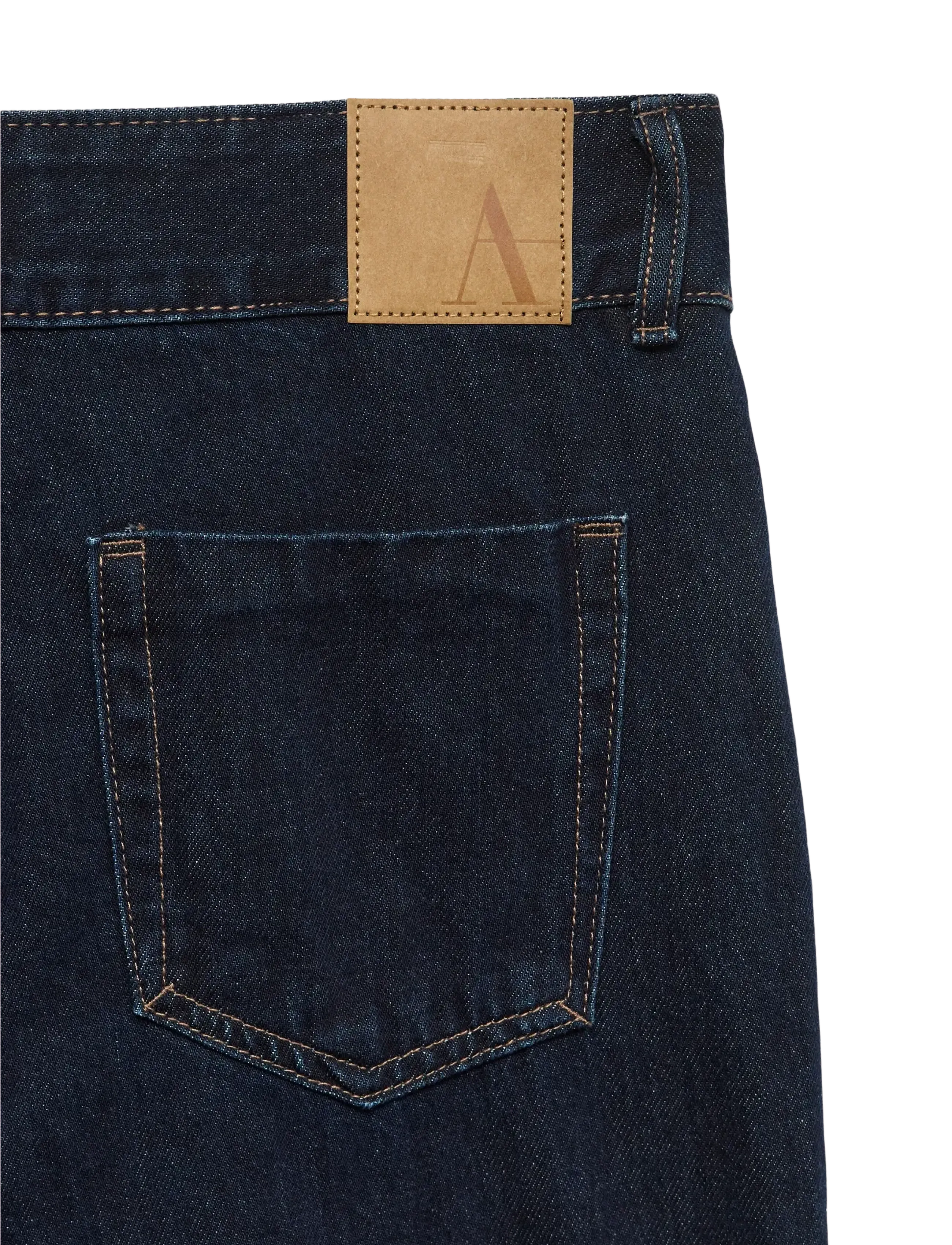 Vero Moda - AWRENA MR WIDE FOLD UP JEANS LI3136 - dark blue denim - 5