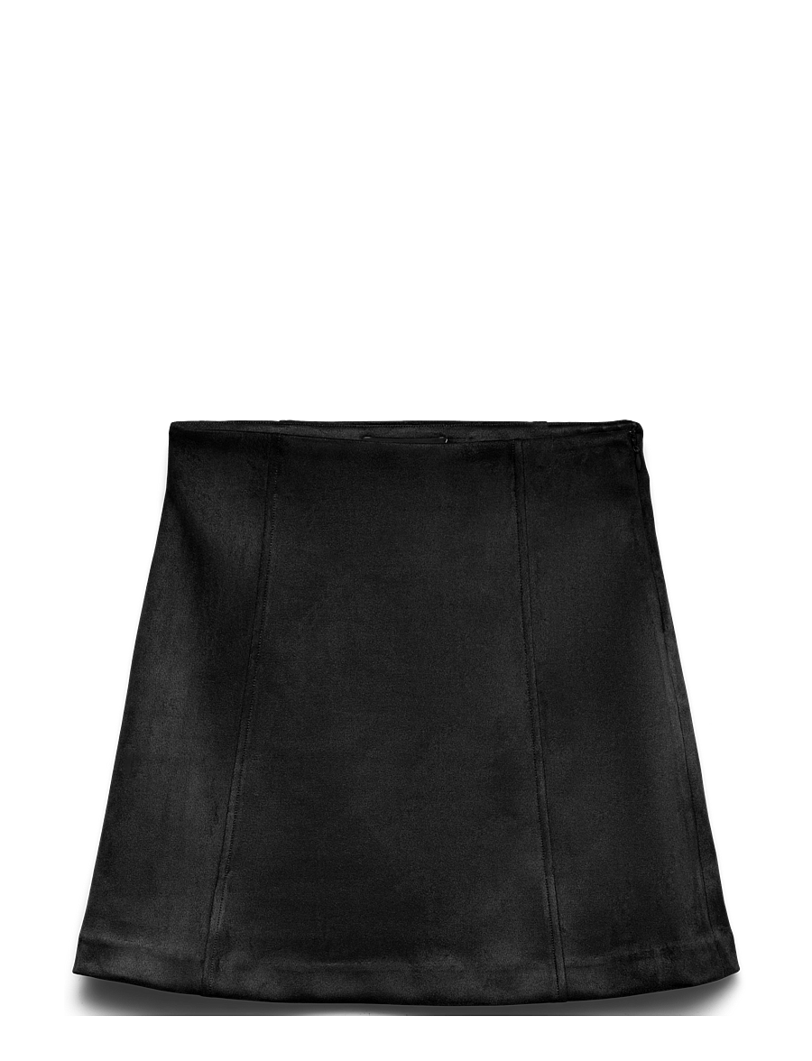 Vero Moda - VMDONNAHAZEL HW ABOVE KNEE SKIRT NOOS - kurze röcke - black - 0