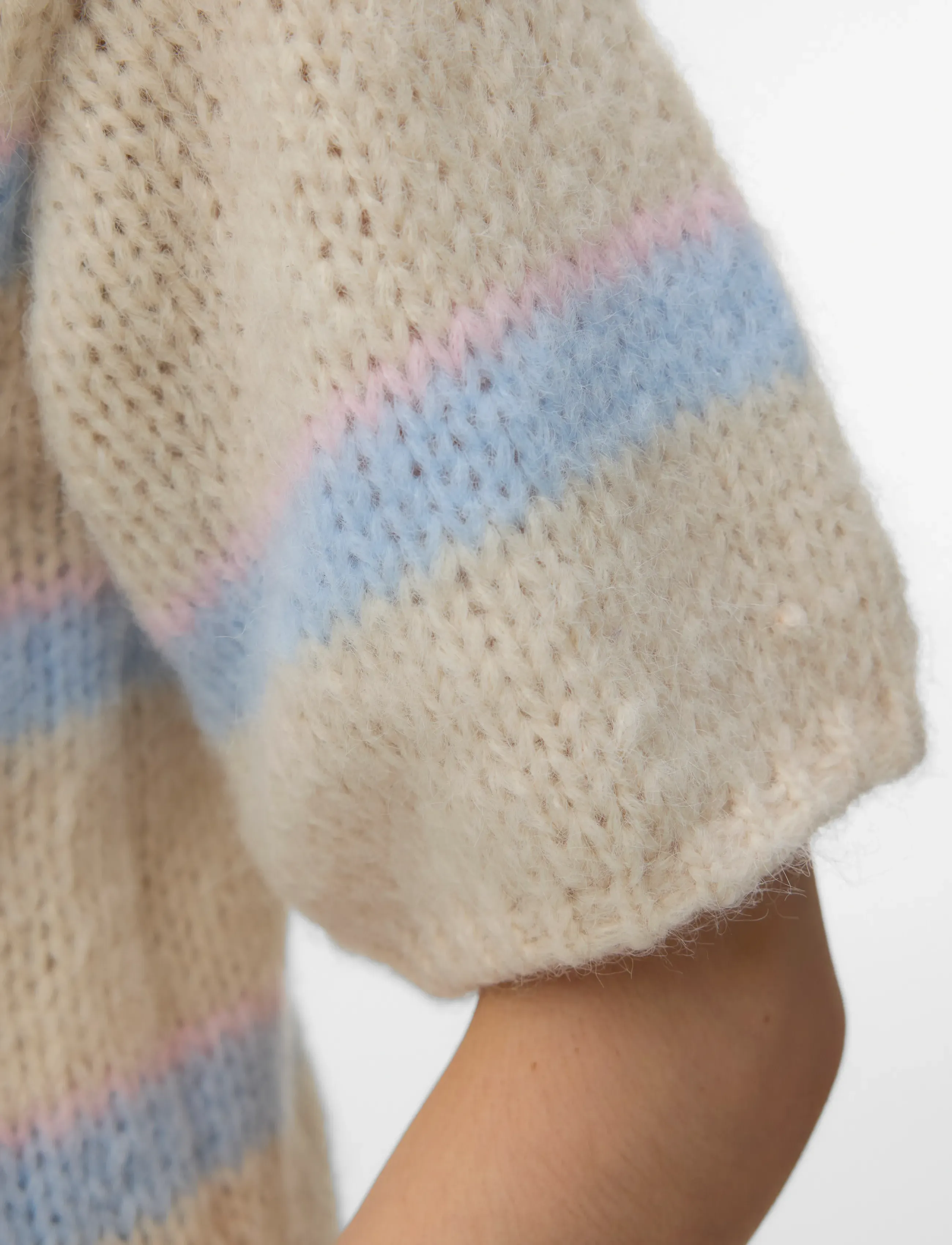 Vero Moda VMMAYBE 2/4 OPEN CARDIGAN NOOS - Naistele - BIRCH / multi